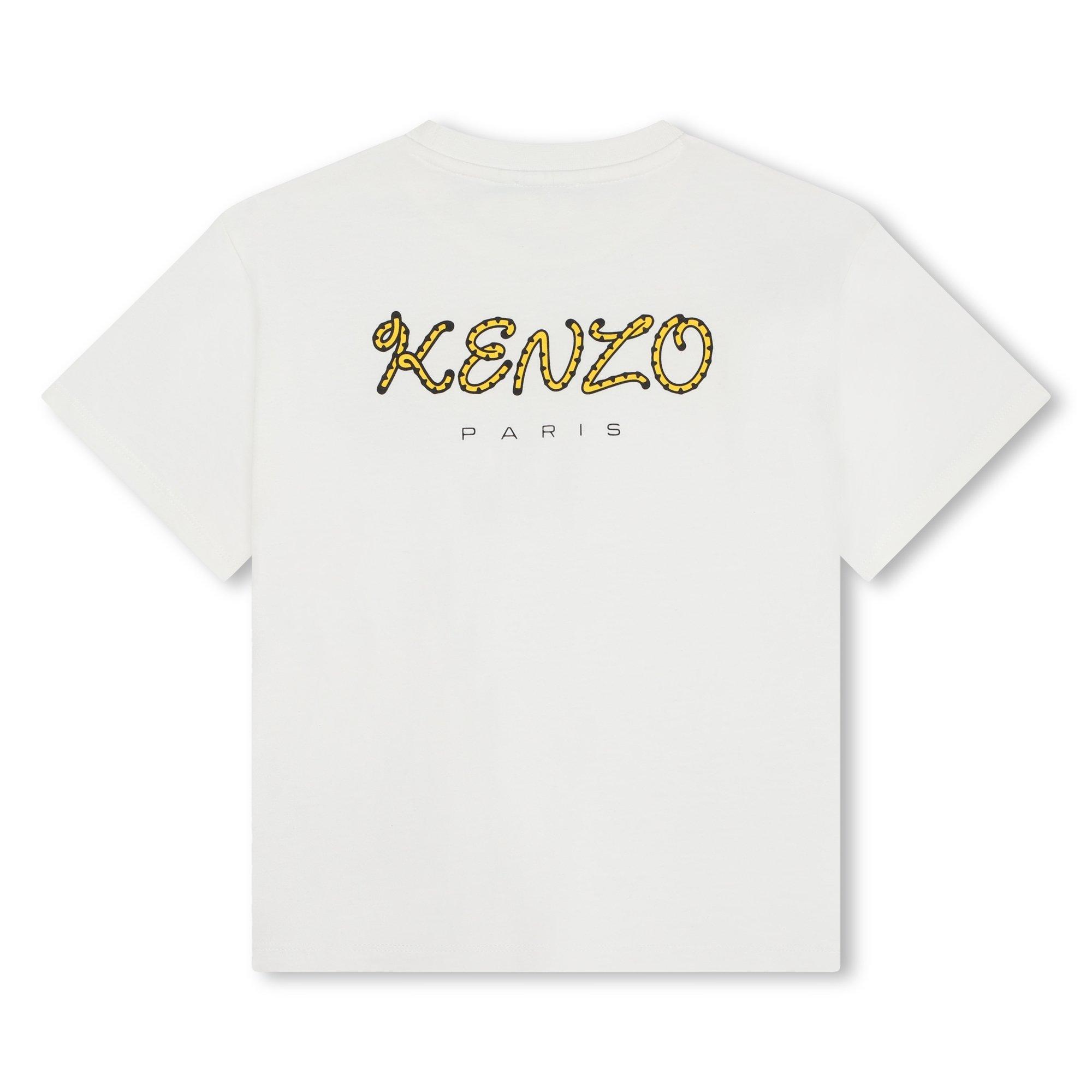 White 12P - Kenzo - Embroidered Tiger T-Shirt Juniors - 2
