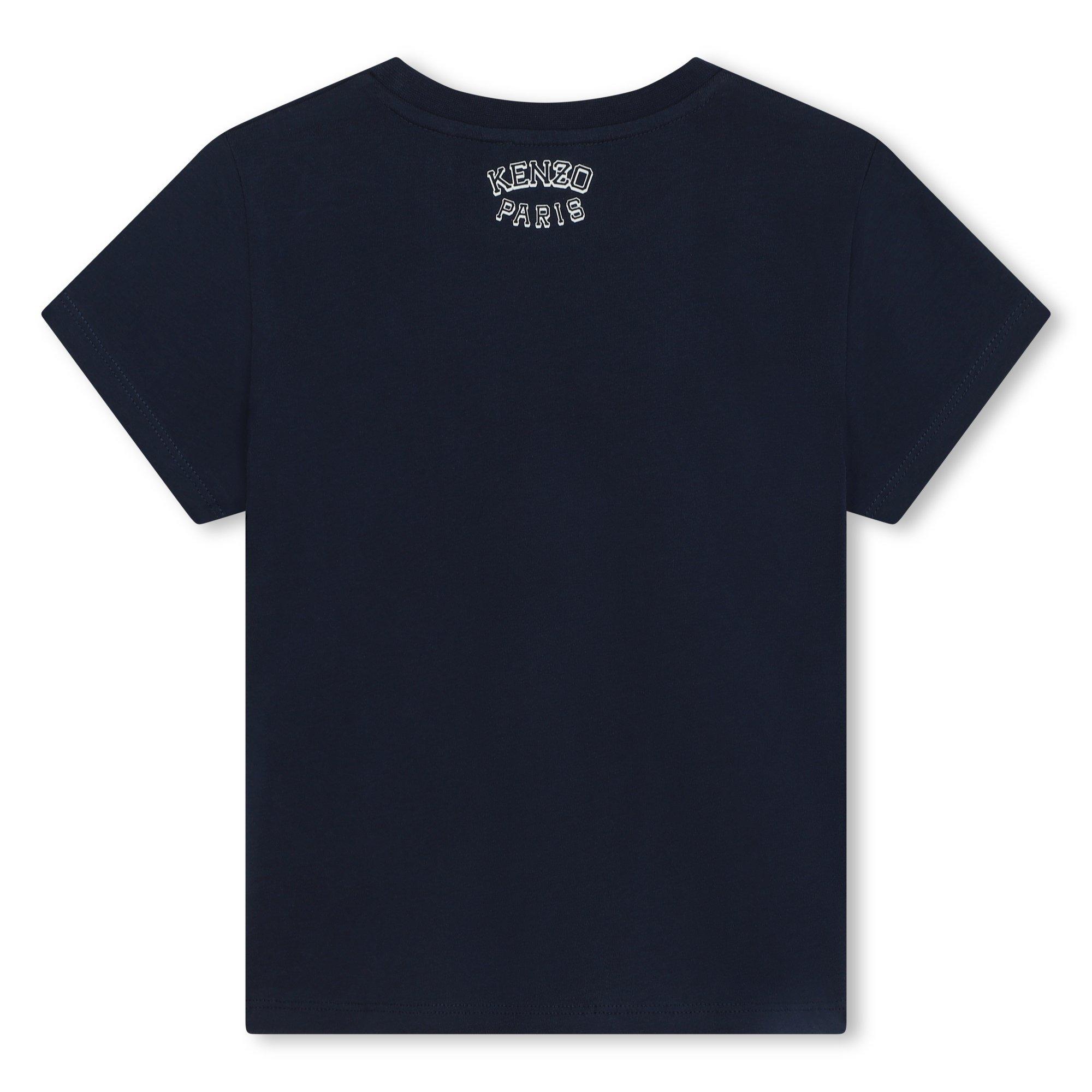 Navy 84A - Kenzo - Varsity Tiger T-Shirt Juniors - 2