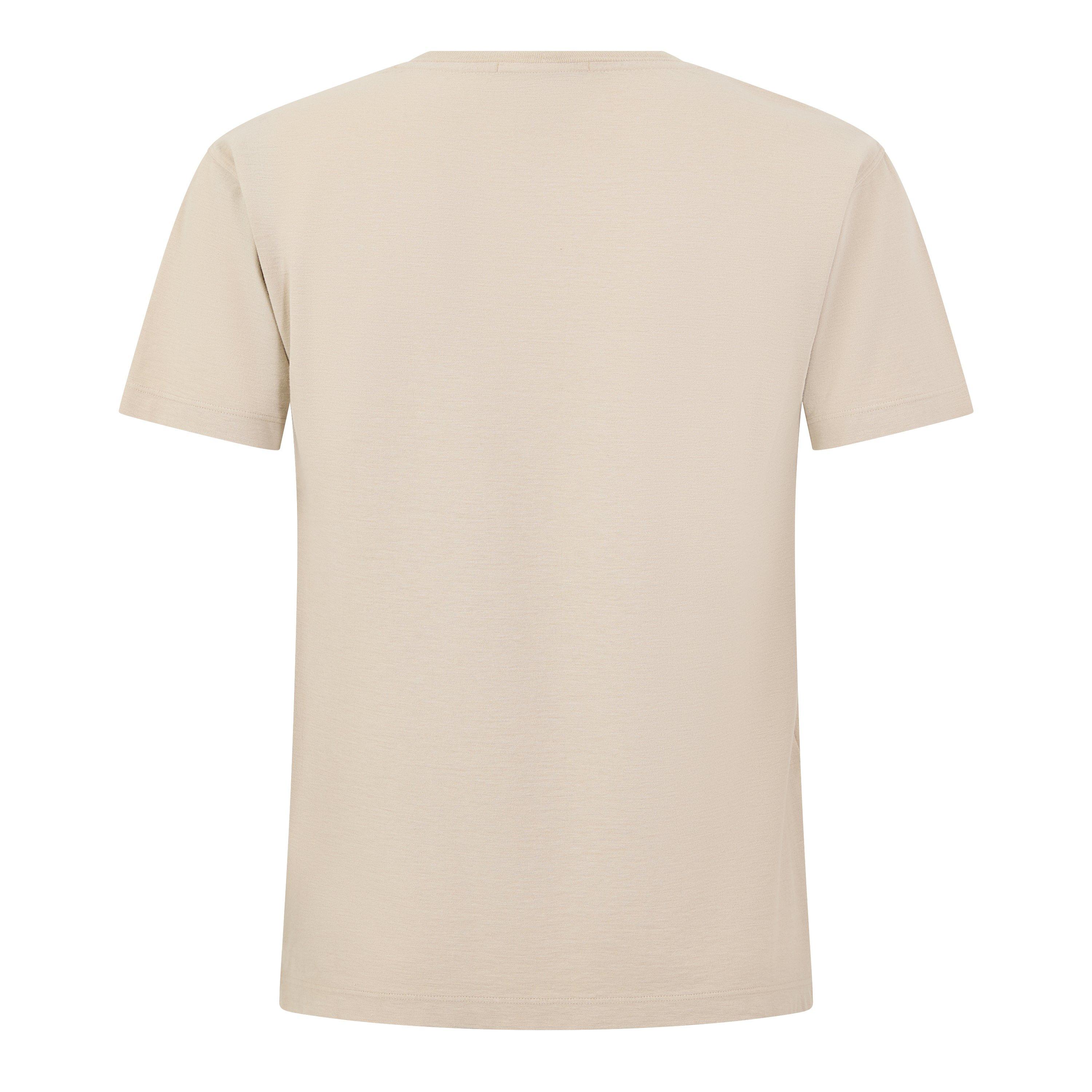 Beige V0090 - Stone Island - Men's GH Cotton Short-Sleeve Crew-Neck T-Shirt - 2
