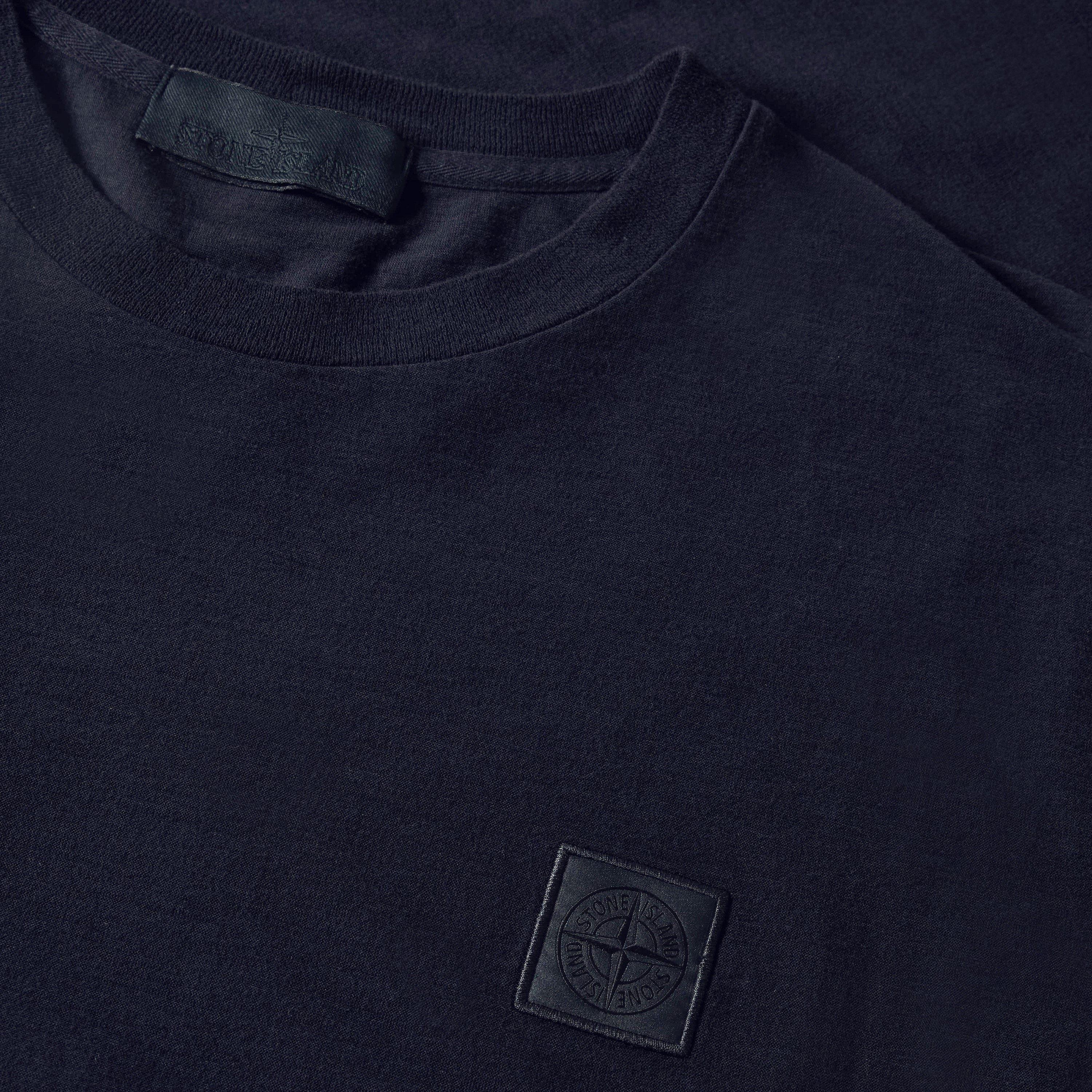 Navy V0020 - Stone Island - Stone GH Tee Sn64 - 3