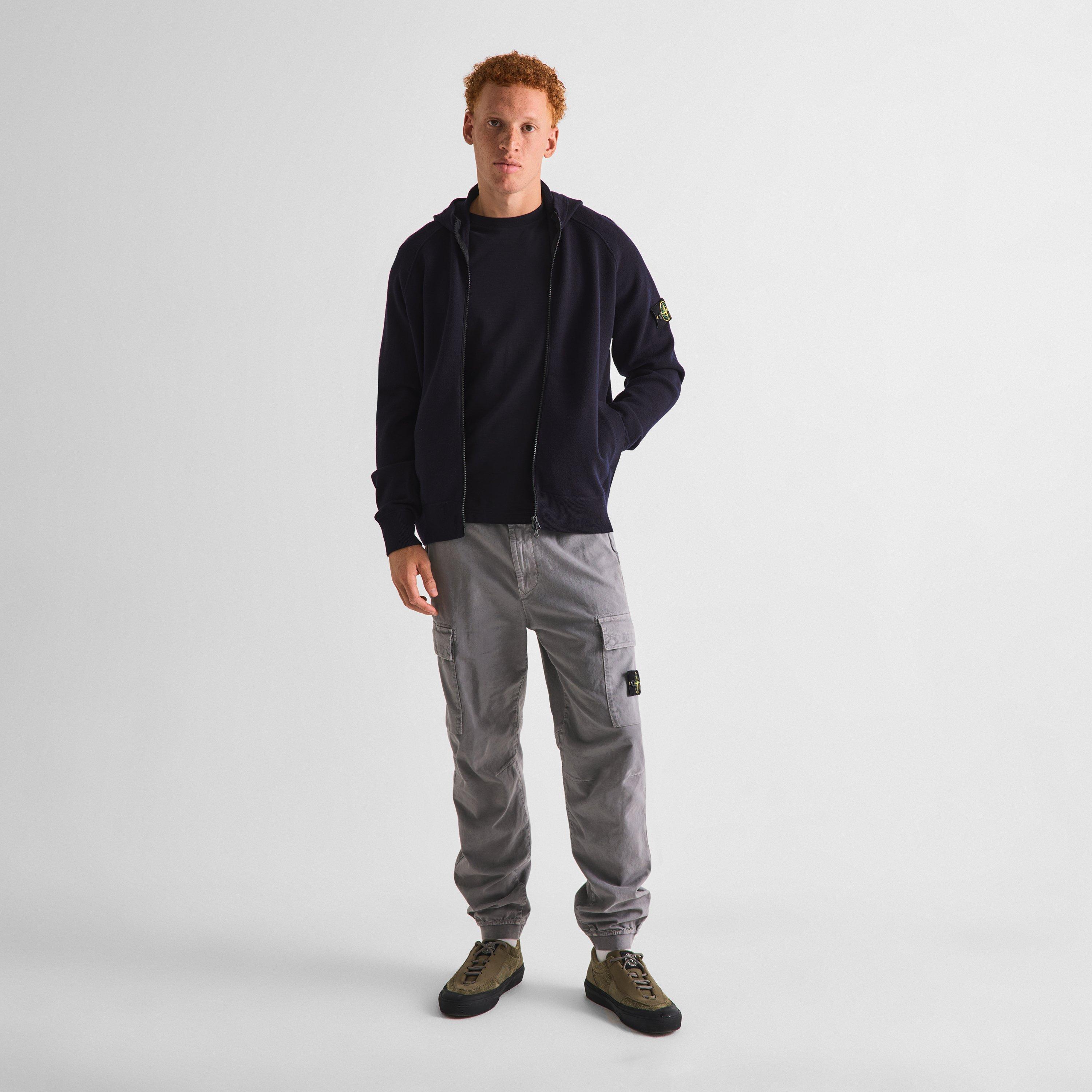 Navy V0020 - Stone Island - Men's GH Cotton Short-Sleeve Crew-Neck T-Shirt - 6