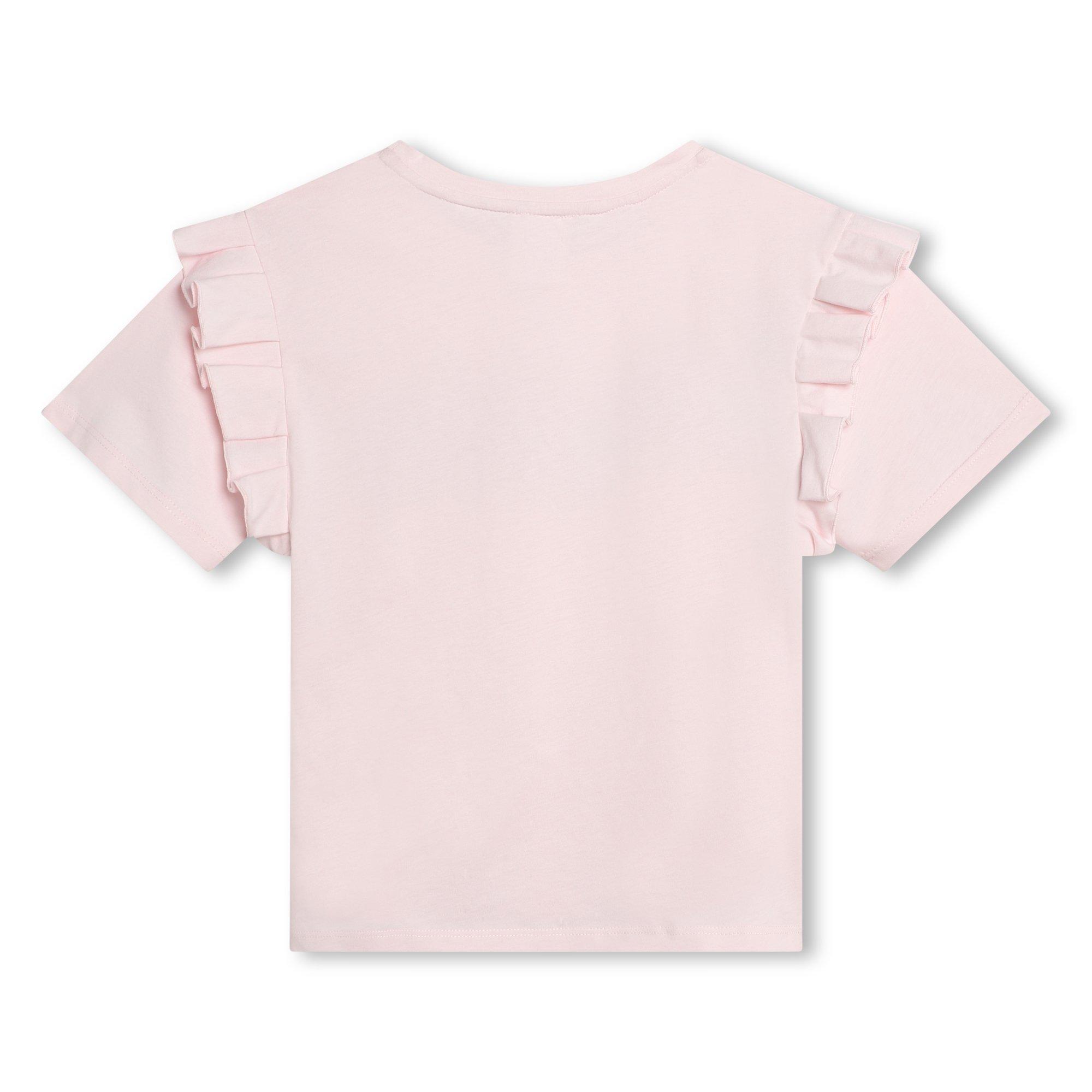 Pale Pink 44Z - GIVENCHY - Ruffled T-Shirt Juniors - 2