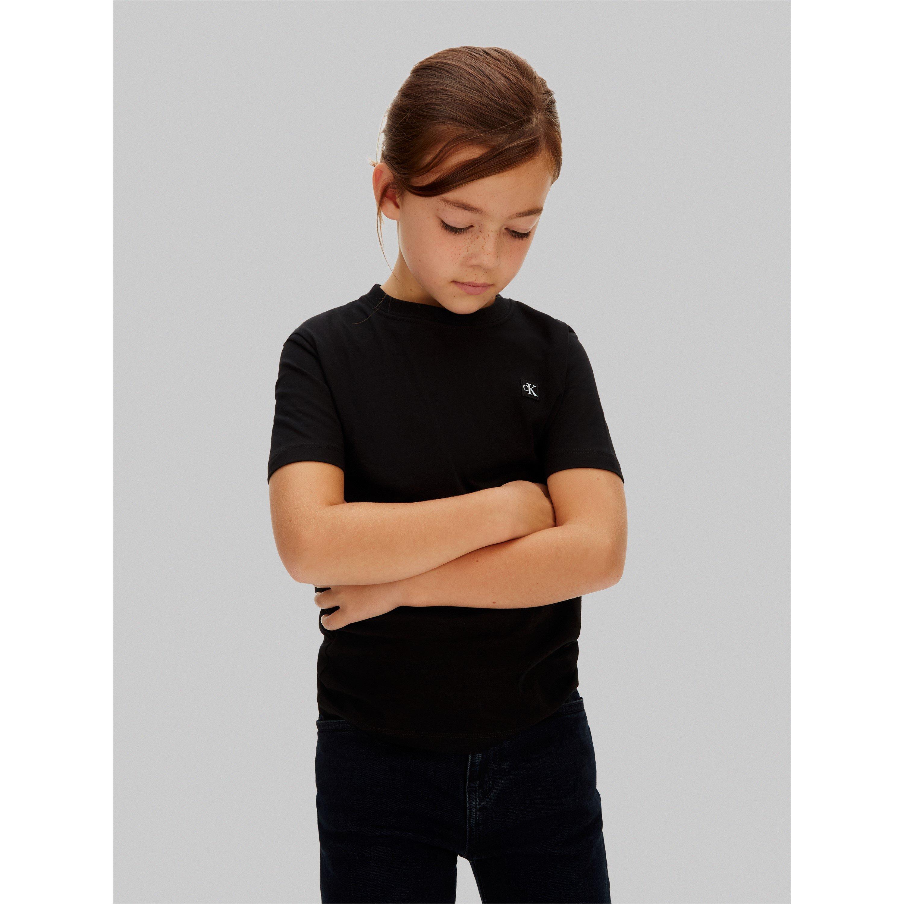 CK Black BEH - Calvin Klein Jeans - CKJ Badge Logo Tee Jn62 - 4