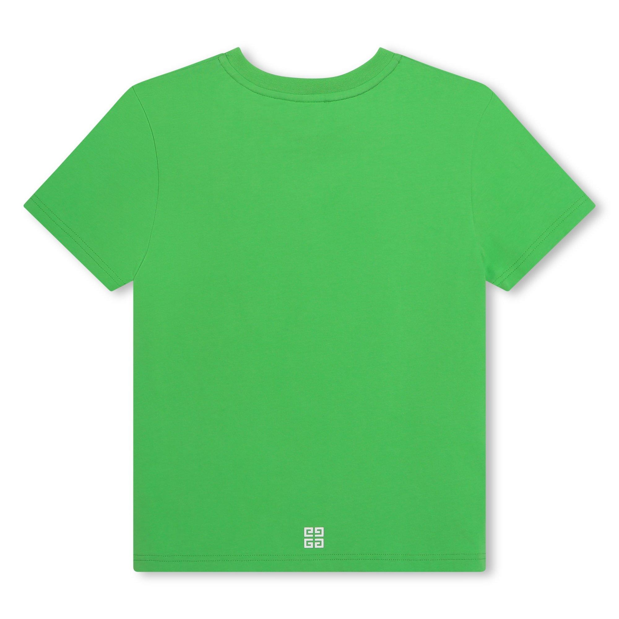 Green 68F - GIVENCHY - Logo T-Shirt Juniors - 2