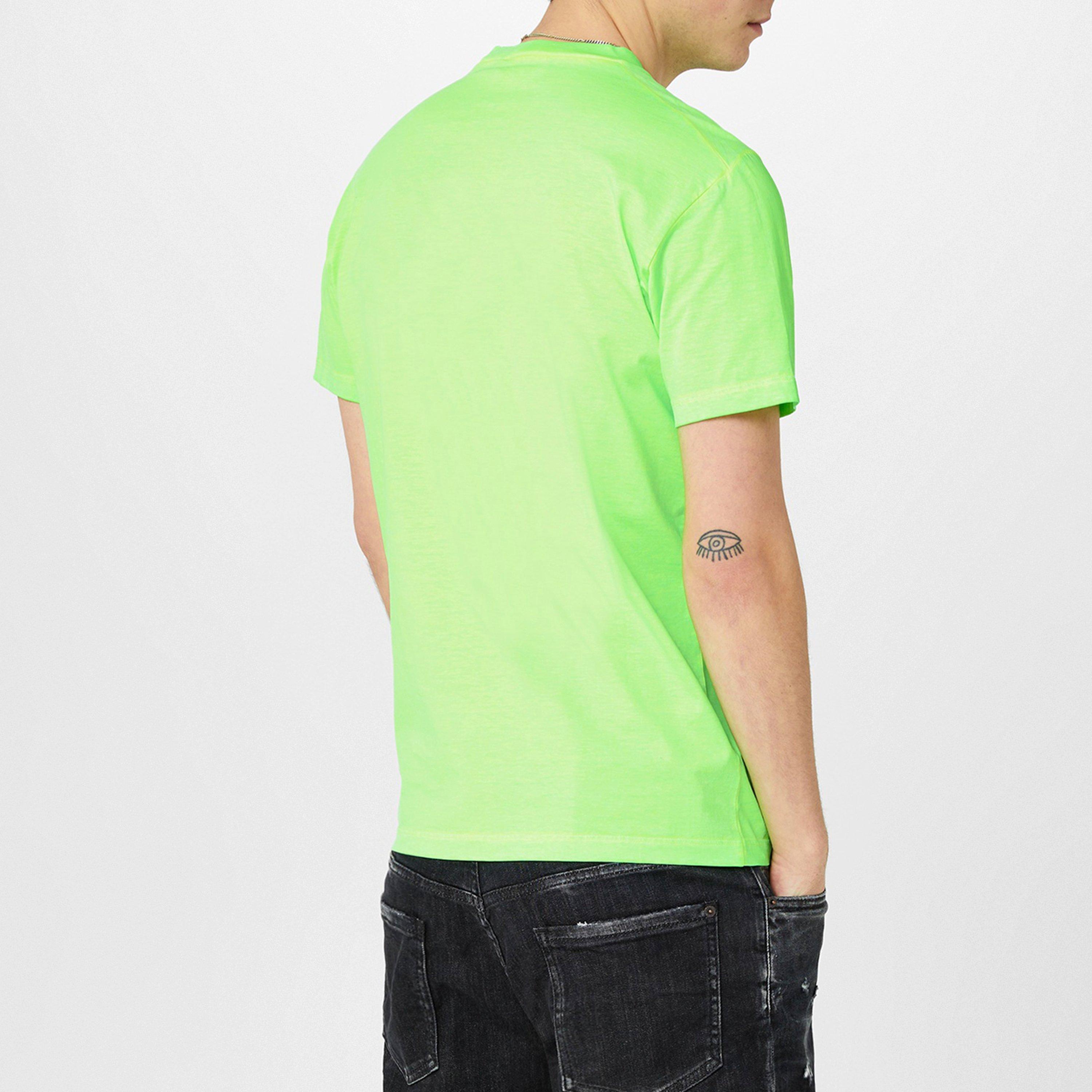Green/Pink - DSquared2 - Be Icon Cool T-Shirt - 4