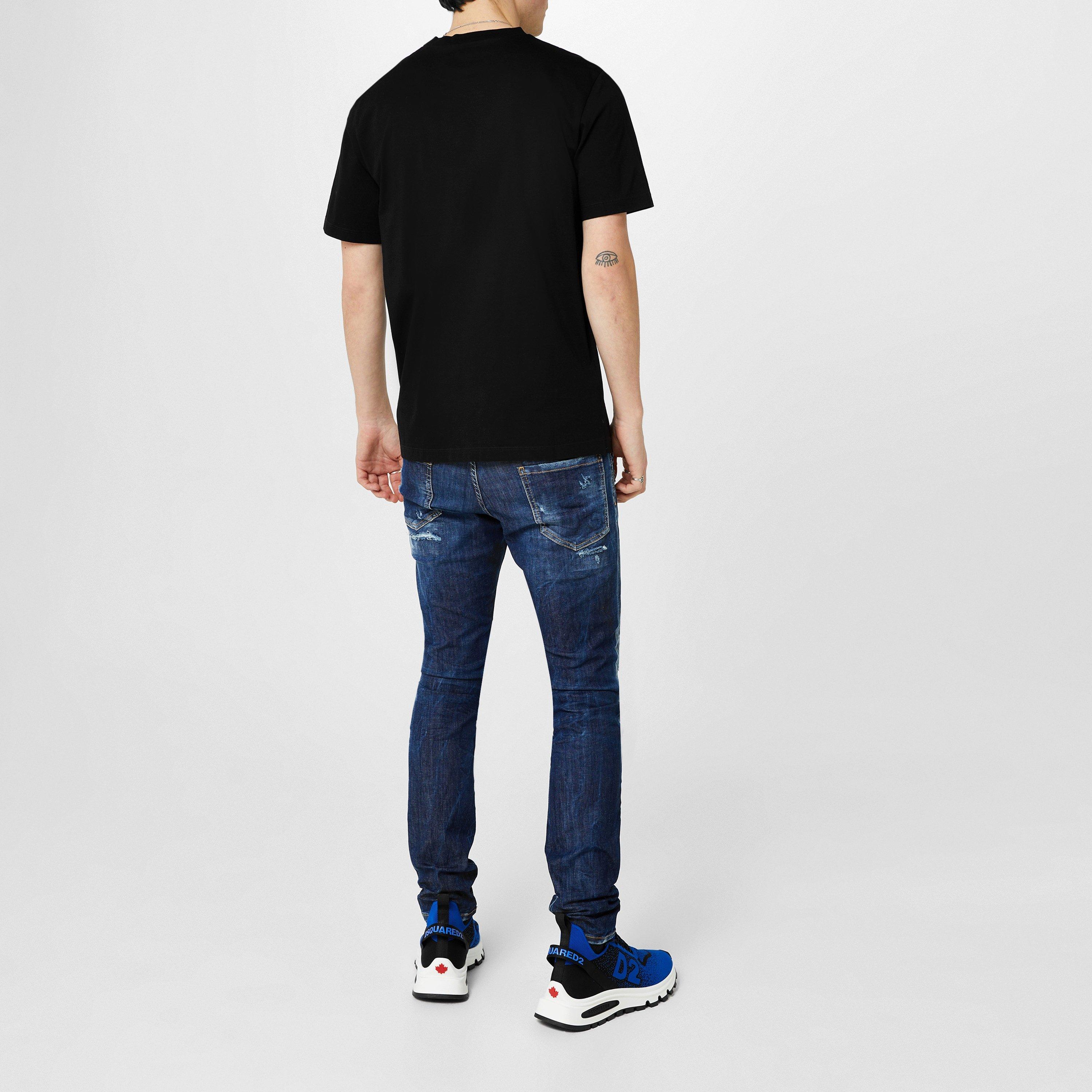 Black - DSquared2 - Gym Logo T-Shirt - 3