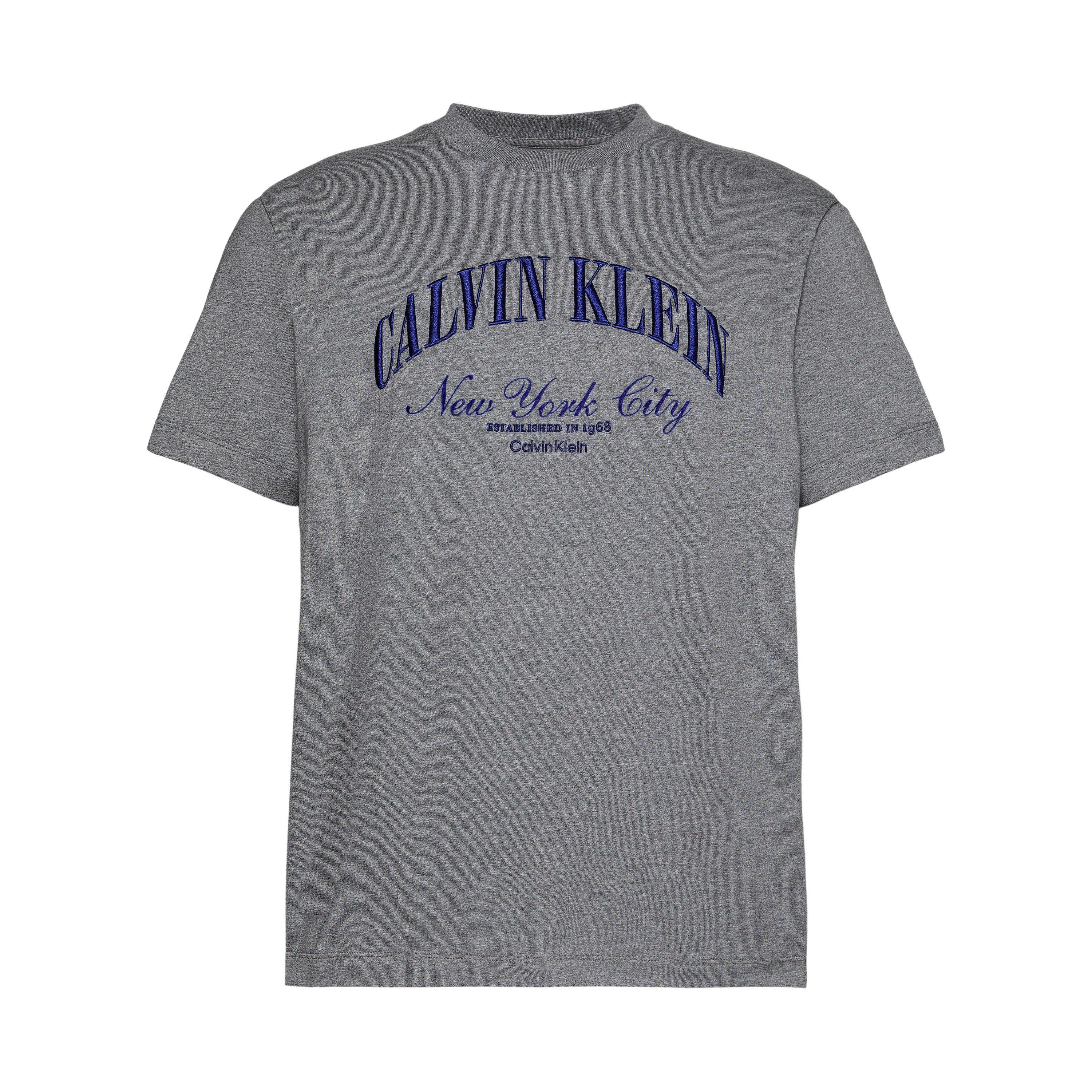 Calvin Klein Jeans Men's T-Shirt - Med Grey Htr - 2XL