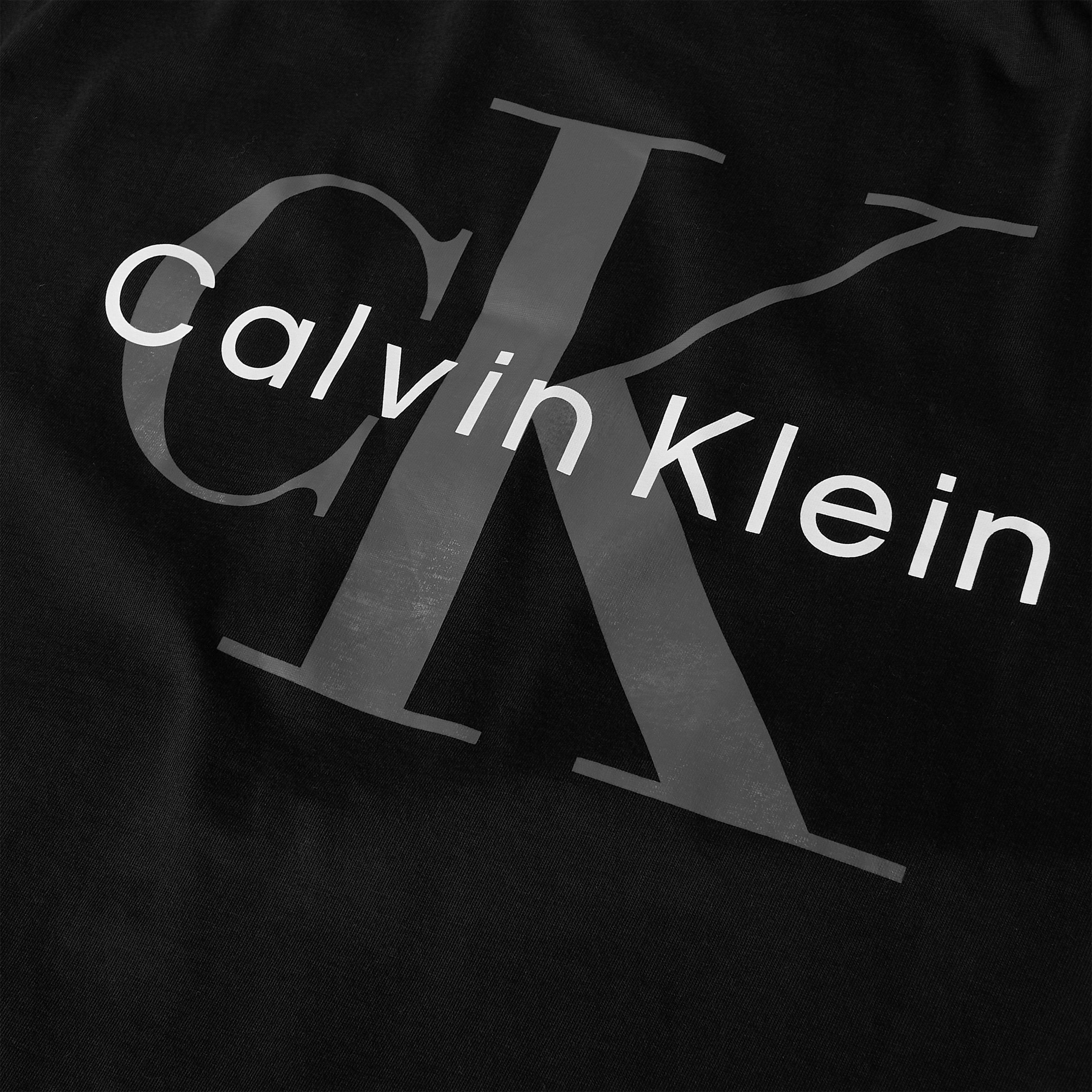 Black - Calvin Klein Jeans - Men's Mono Back Print T-Shirt - 5