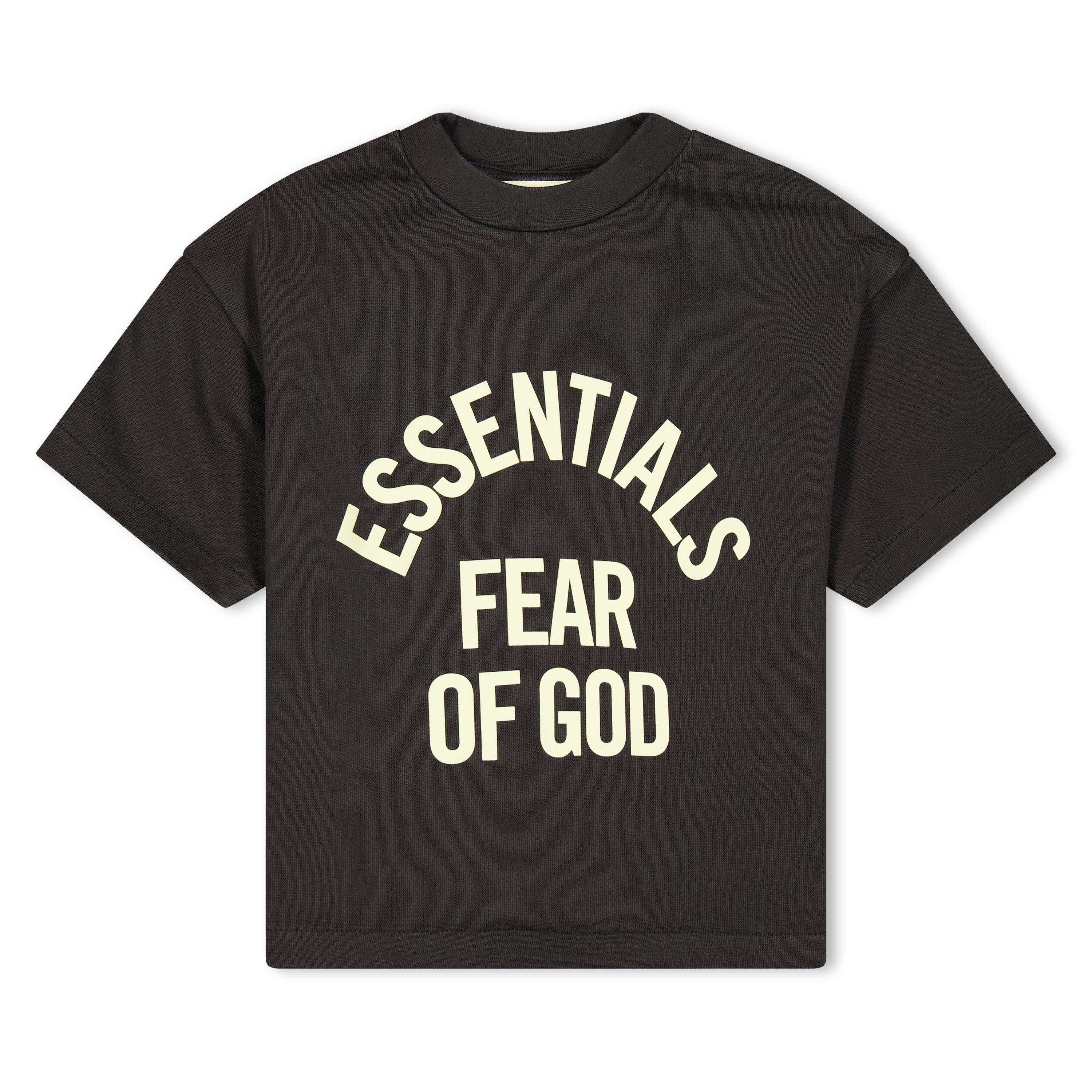 Faded Black - Fear Of God Essentials - Unisex Kids' T-Shirt - 1