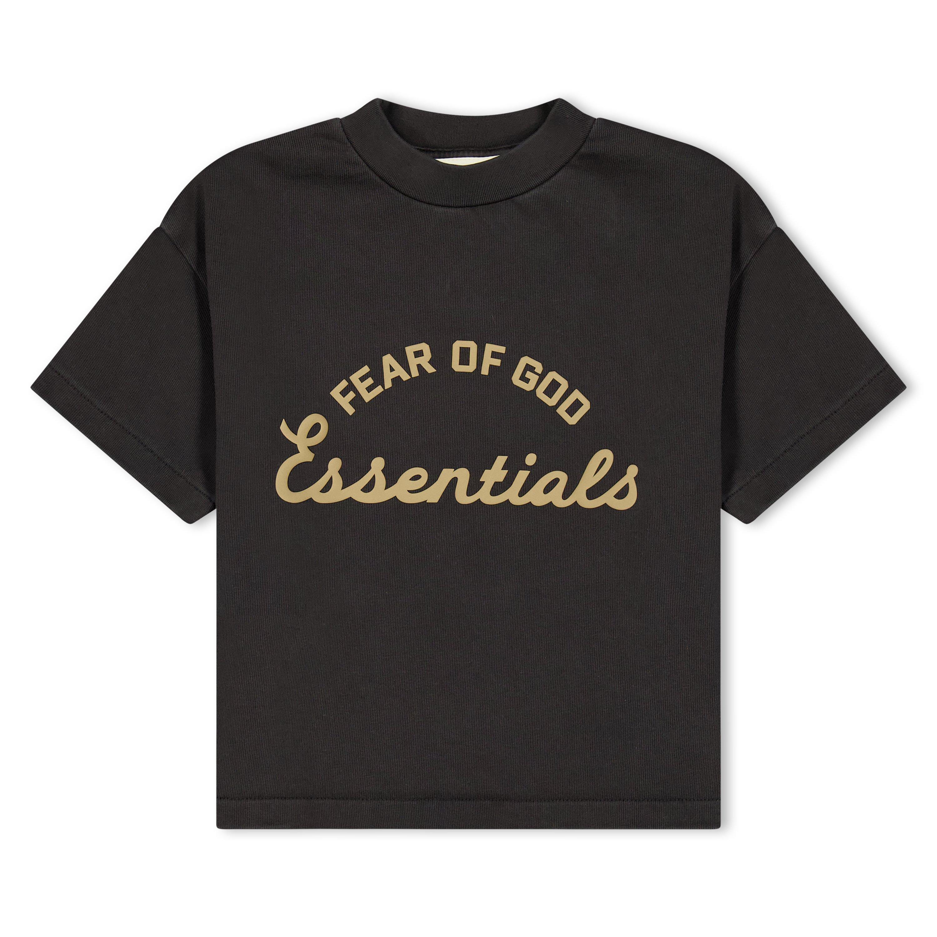 Faded Black - Fear Of God Essentials - Unisex Kids' T-Shirt - 1