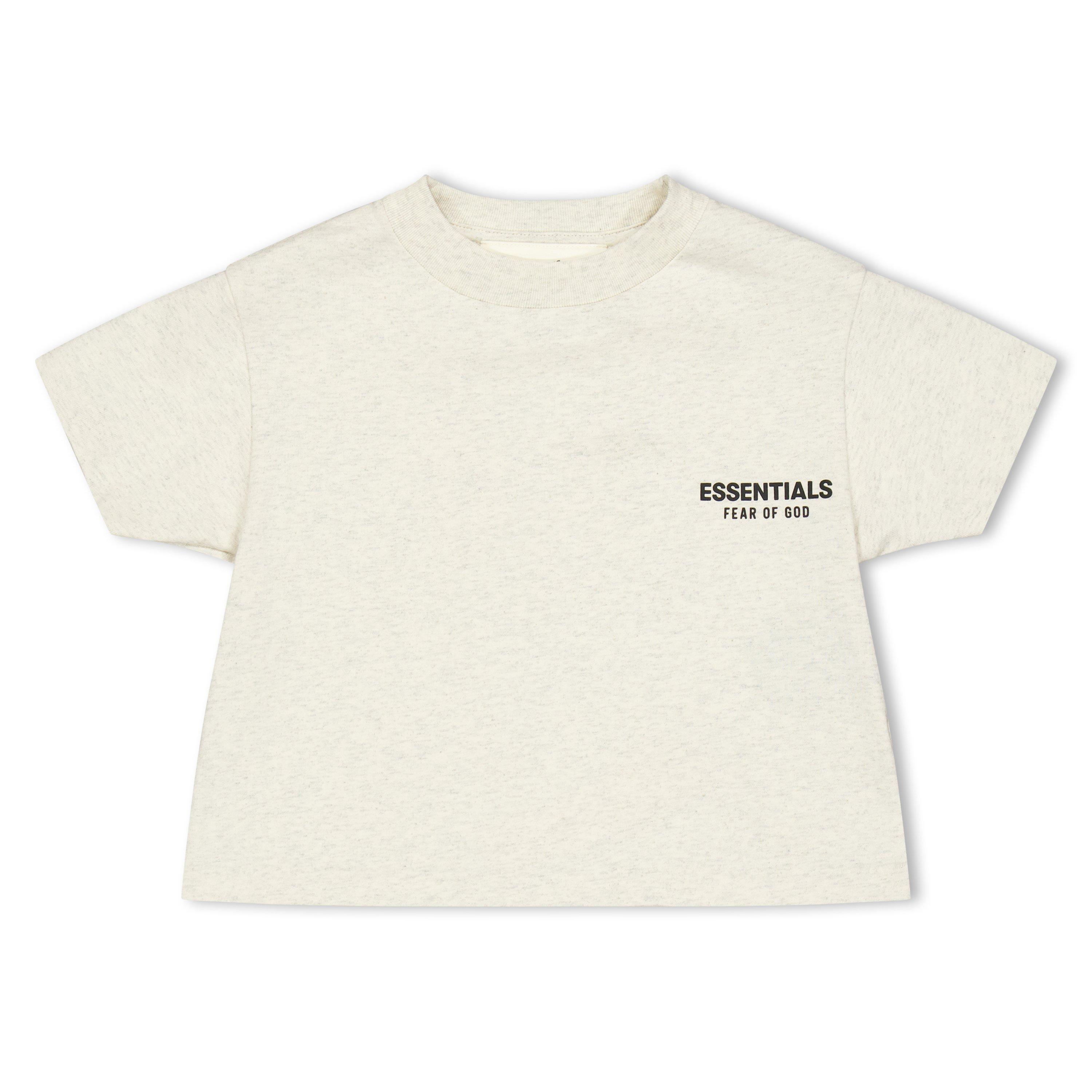Fear Of God Essentials  Kids ' T-Shirt - Oatmeal Heather - 12Y