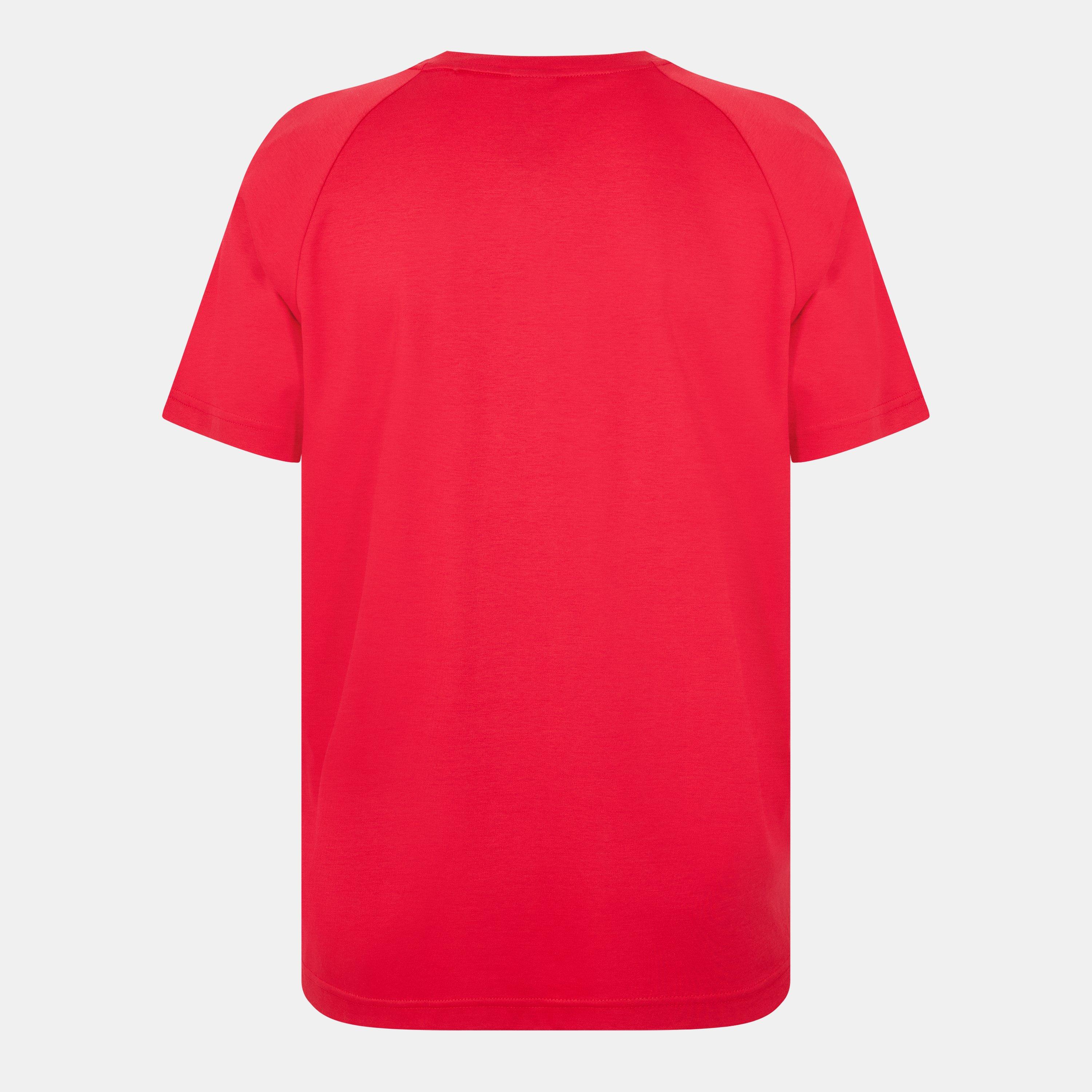 Medium Red - Boss - Men's Thilix Cotton Short Sleeve T-Shirt - 2