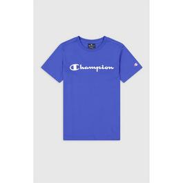 Champion T-shirt Cotton Crocodile preto azul