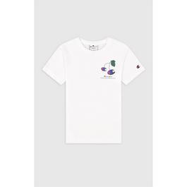 Champion Graphic Print Crew Tee Juniors