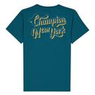 Teal - Champion - Jack & Jones script logo sweatshirt in dusty blue - 3