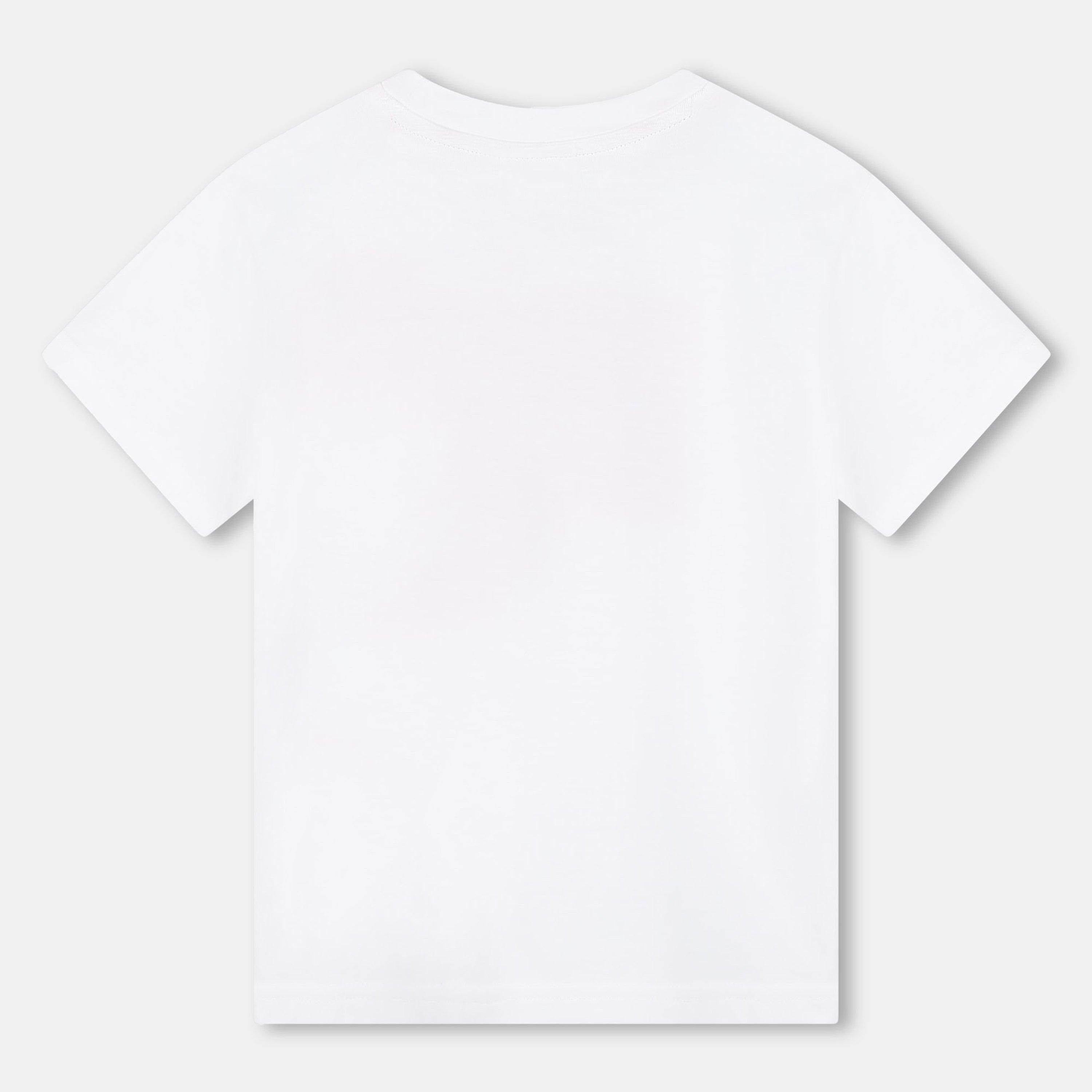 Blanco 10P - Hugo - Unisex Kids Big Logo Cotton Short Sleeve T-Shirt - 2