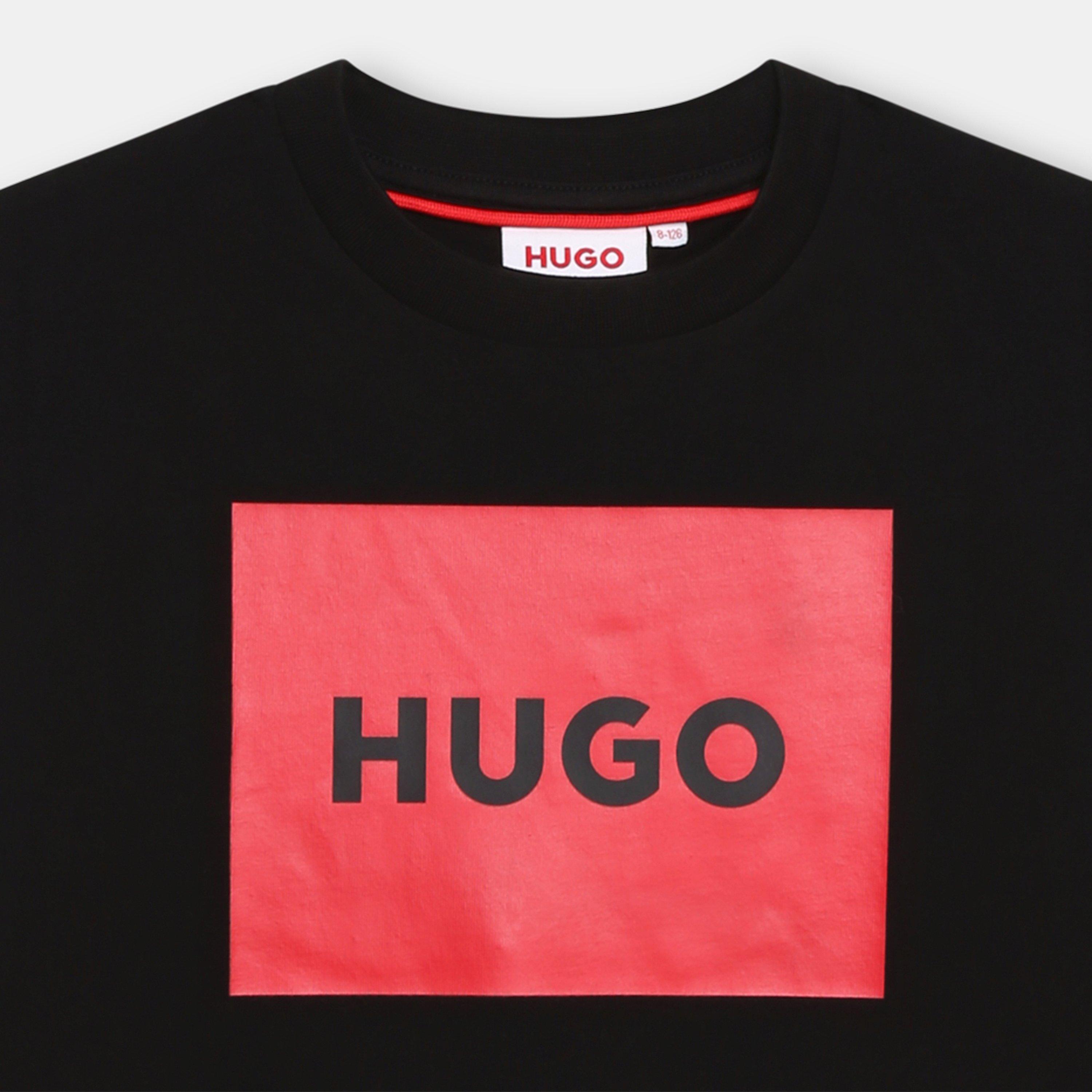 Schwarz 09B - Hugo - Kids' Big Logo Regular Fit T-Shirt - 3