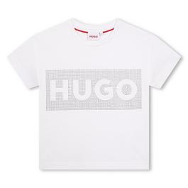 Hugo Big Logo T Shirt Juniors