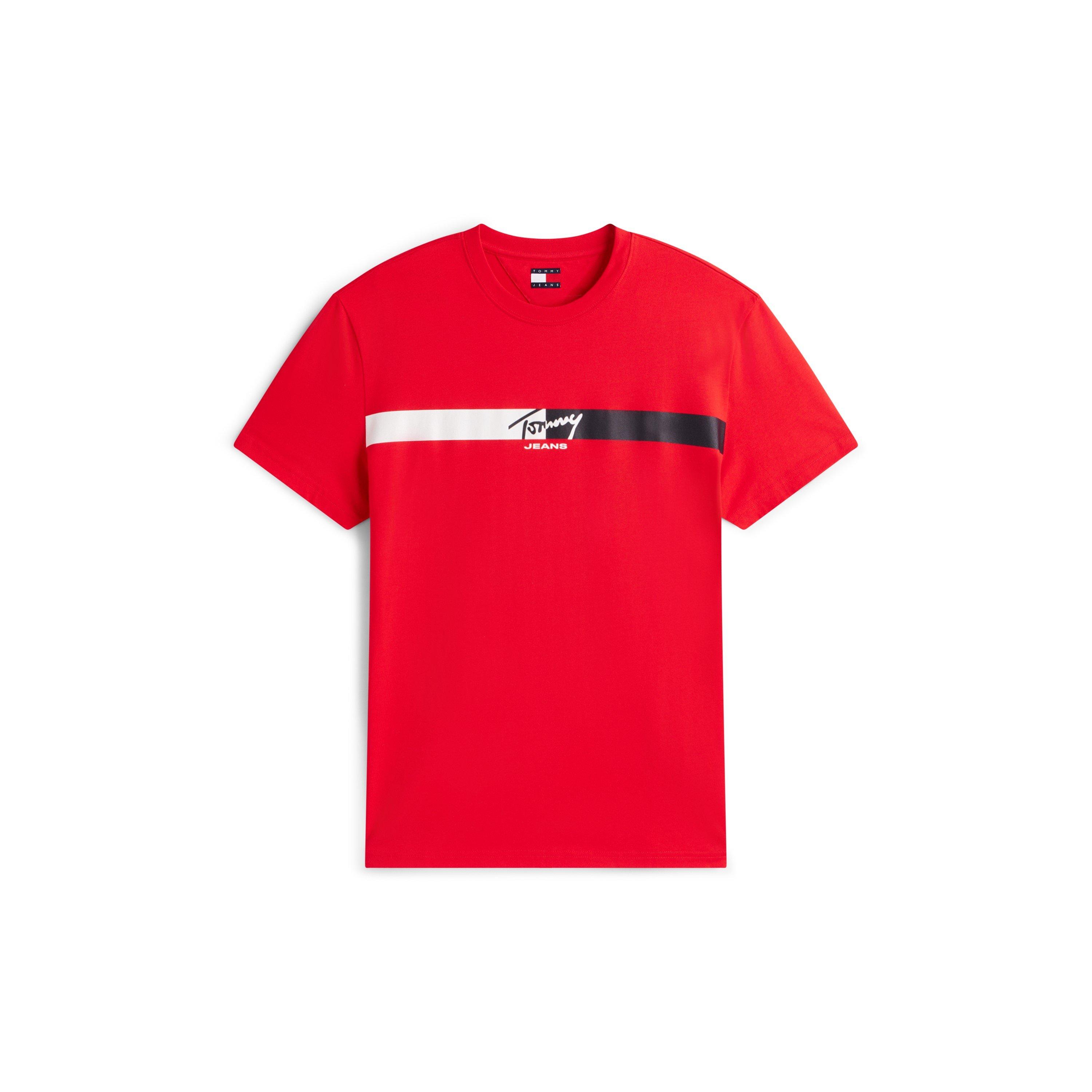 Tommy Jeans Men's T-Shirt - Rapid Red - M