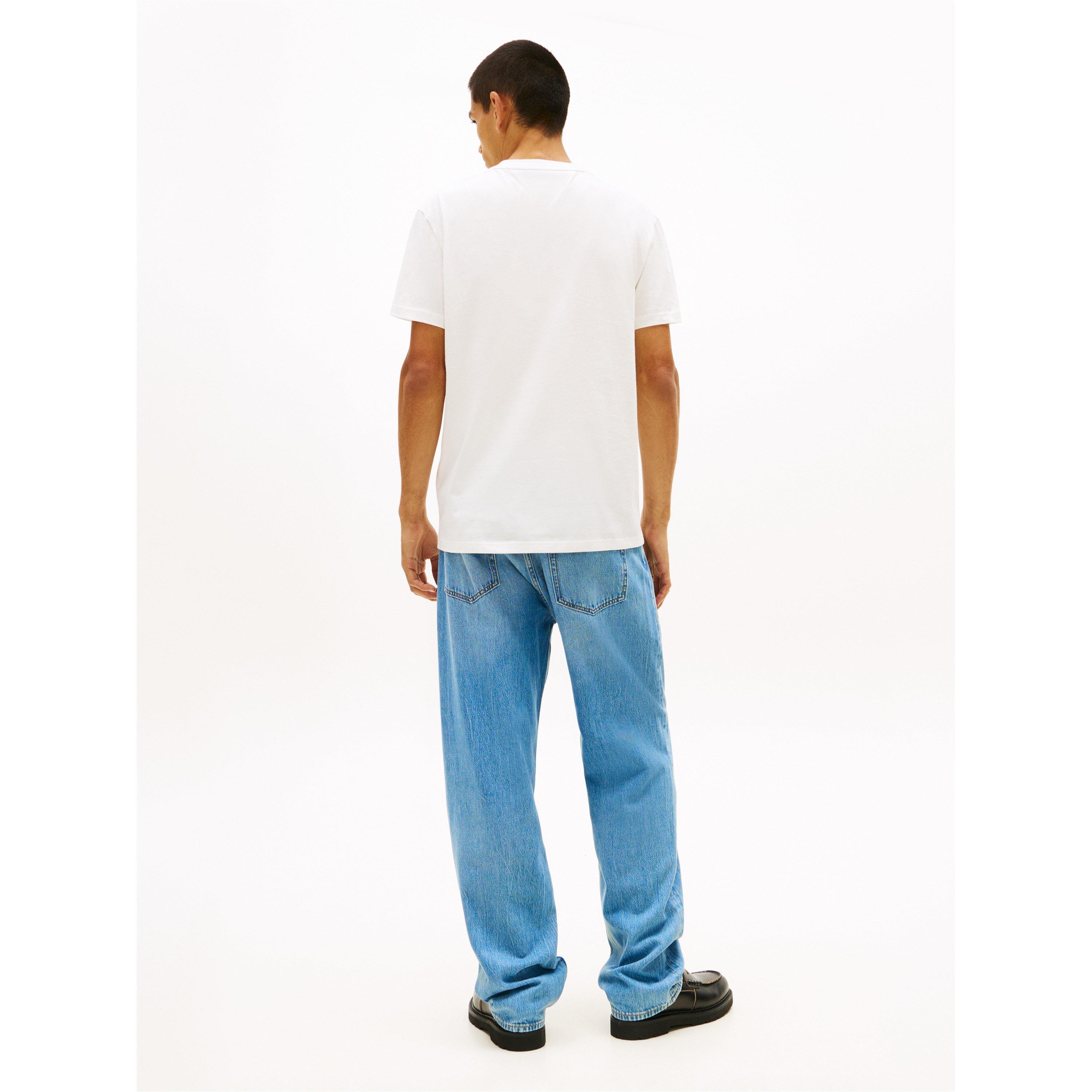 Ecru - Tommy Jeans - TJ Signature Strp T Sn62 - 5