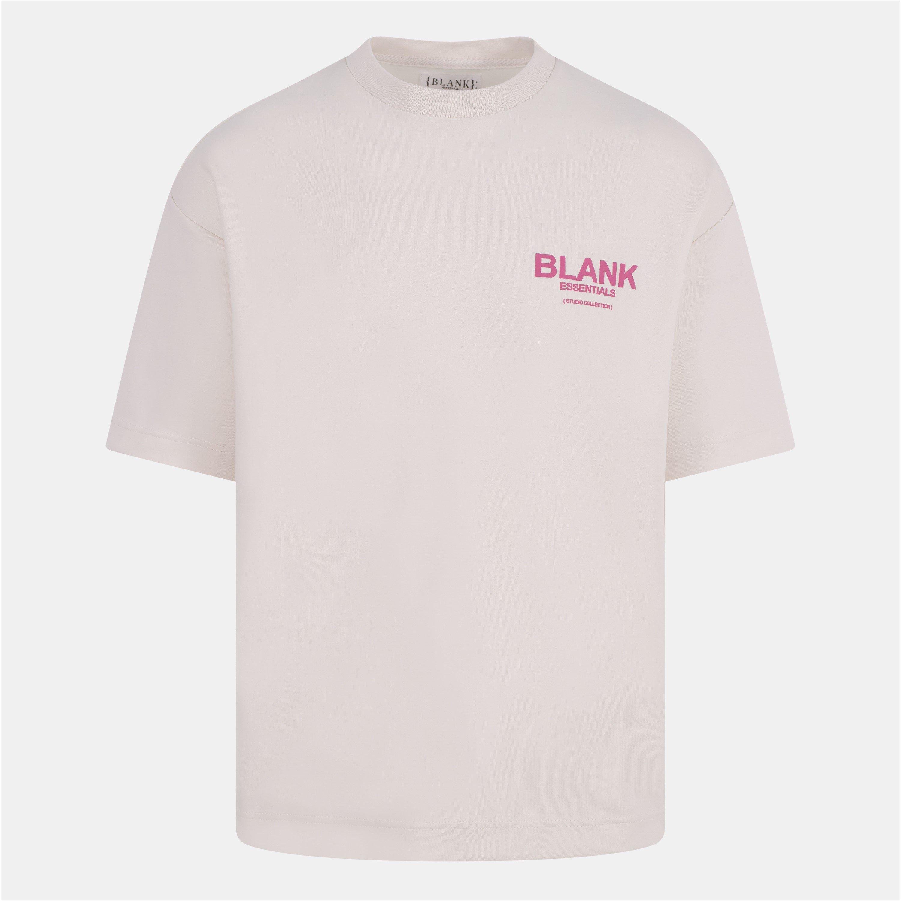 Bone - Blank Essentials - Men's Studio Collection Oversized T-Shirt - 1