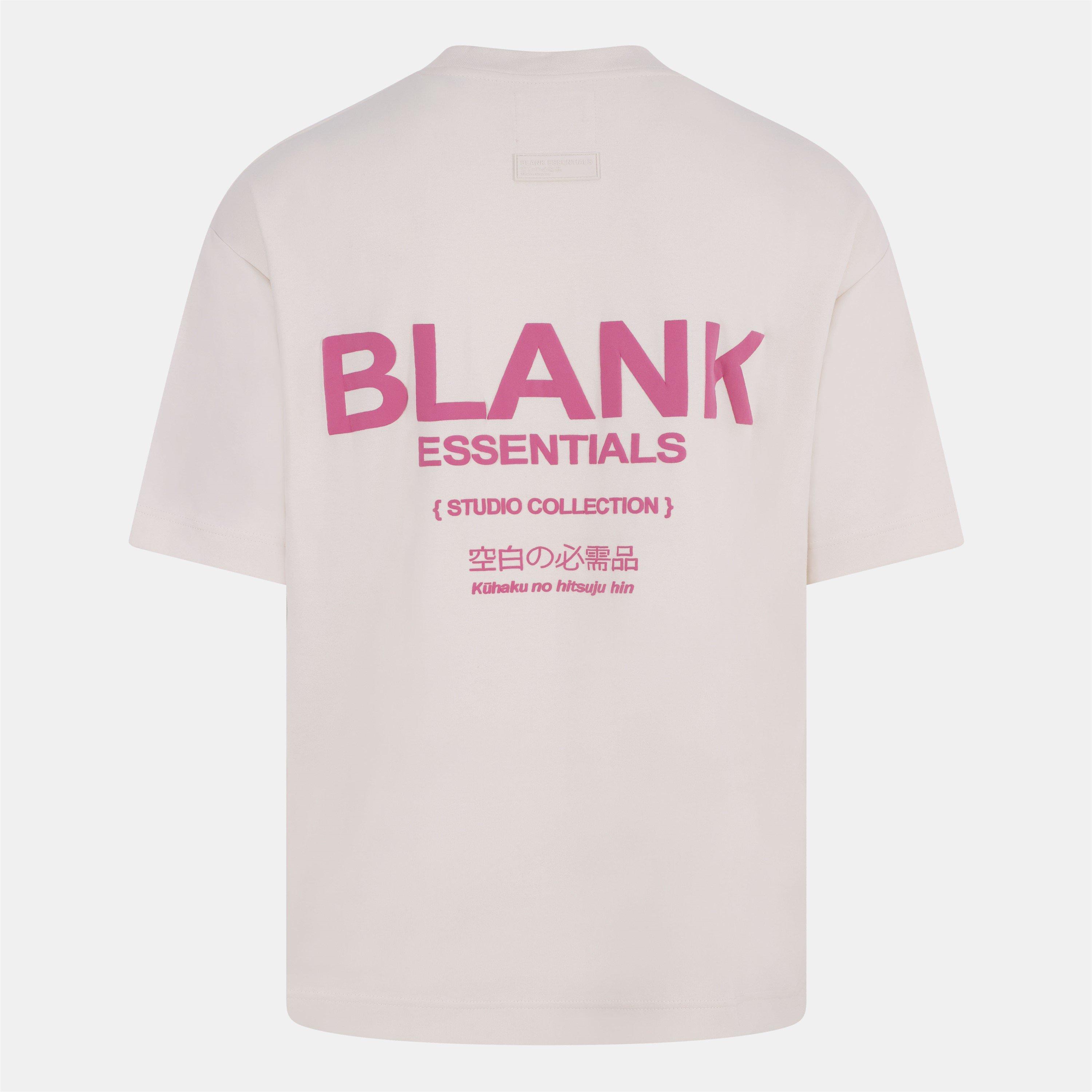 Bone - Blank Essentials - Men's Studio Collection Oversized T-Shirt - 2