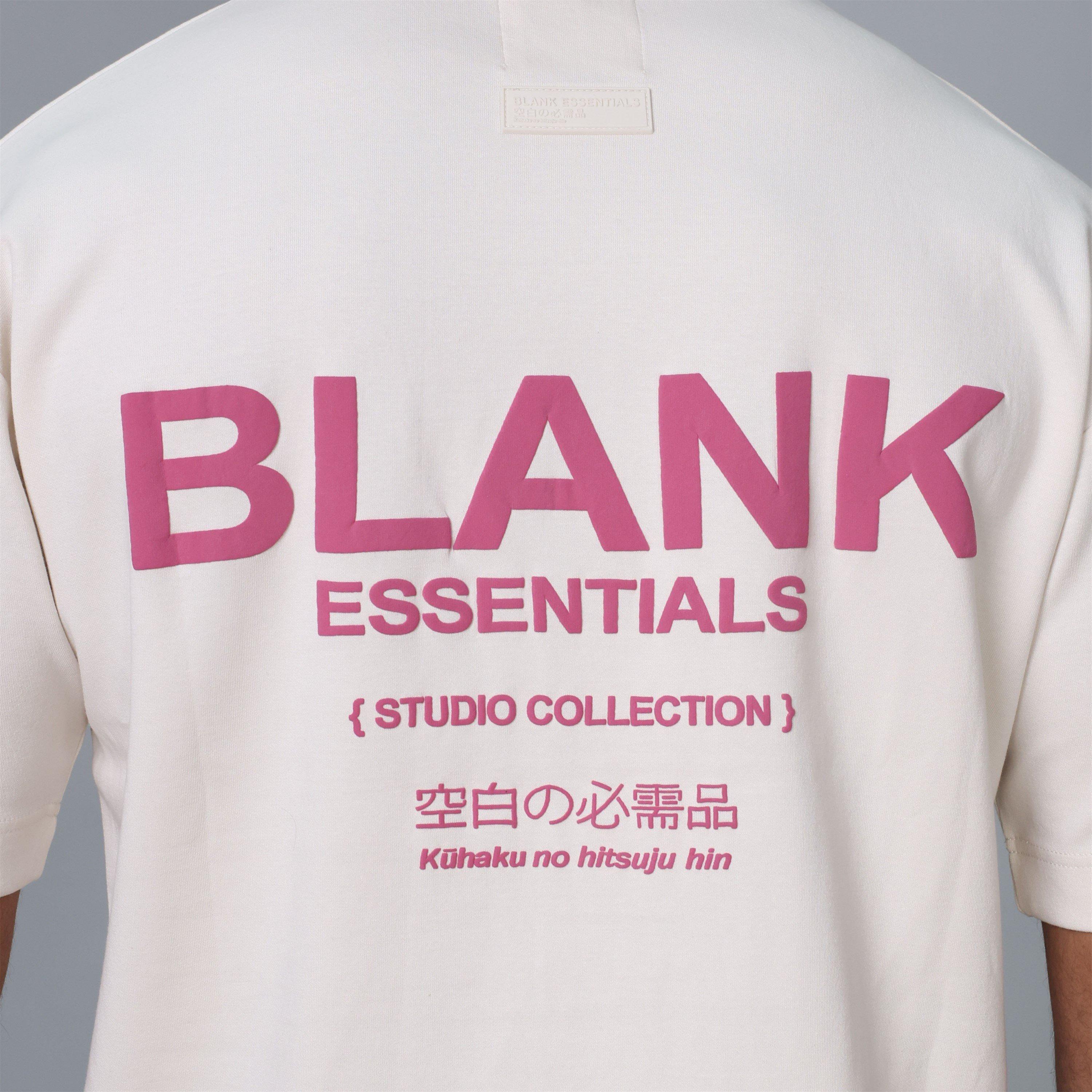 Bone - Blank Essentials - Men's Studio Collection Oversized T-Shirt - 5