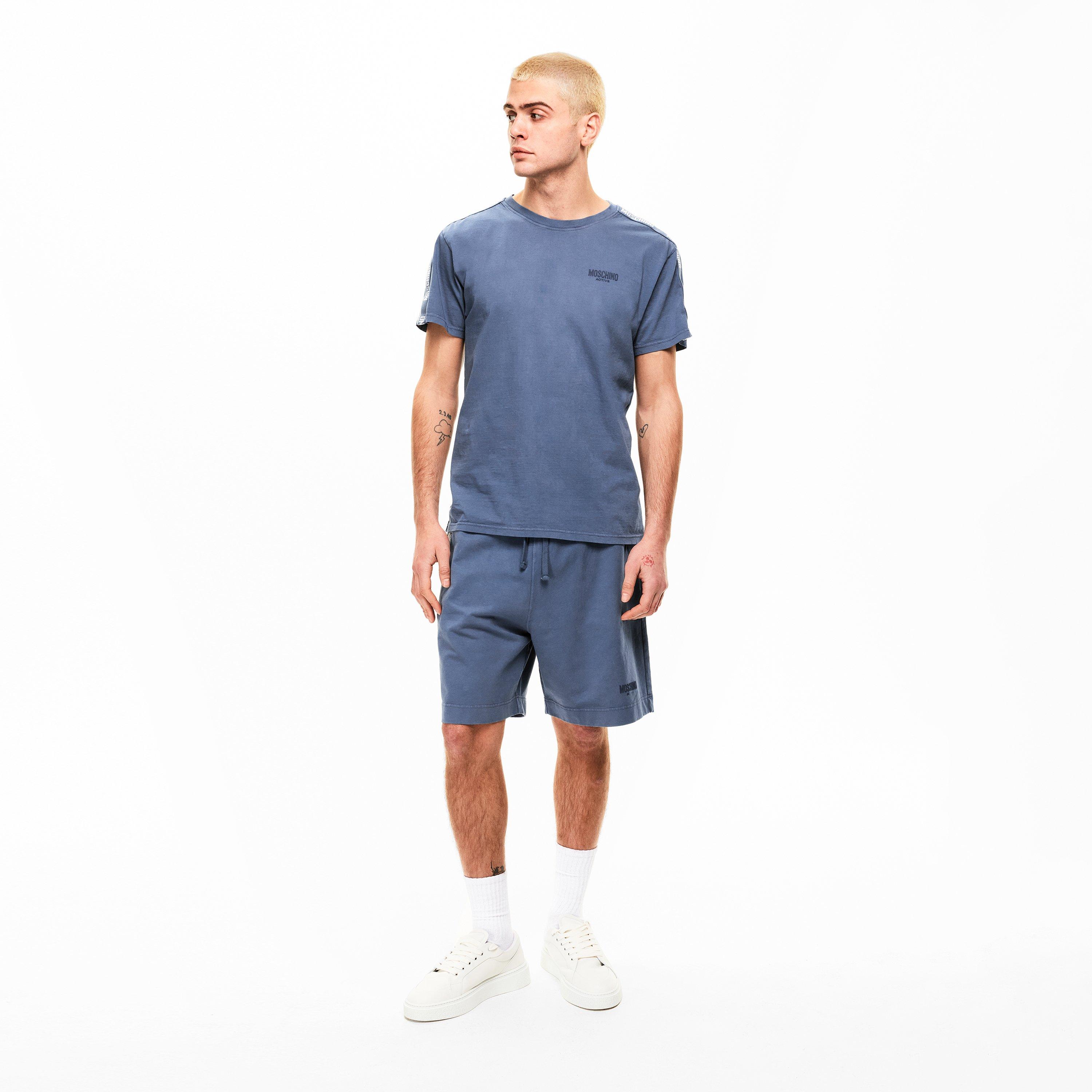 Blue - Moschino - Moschin Ton Tape Tee Sn62 - 6