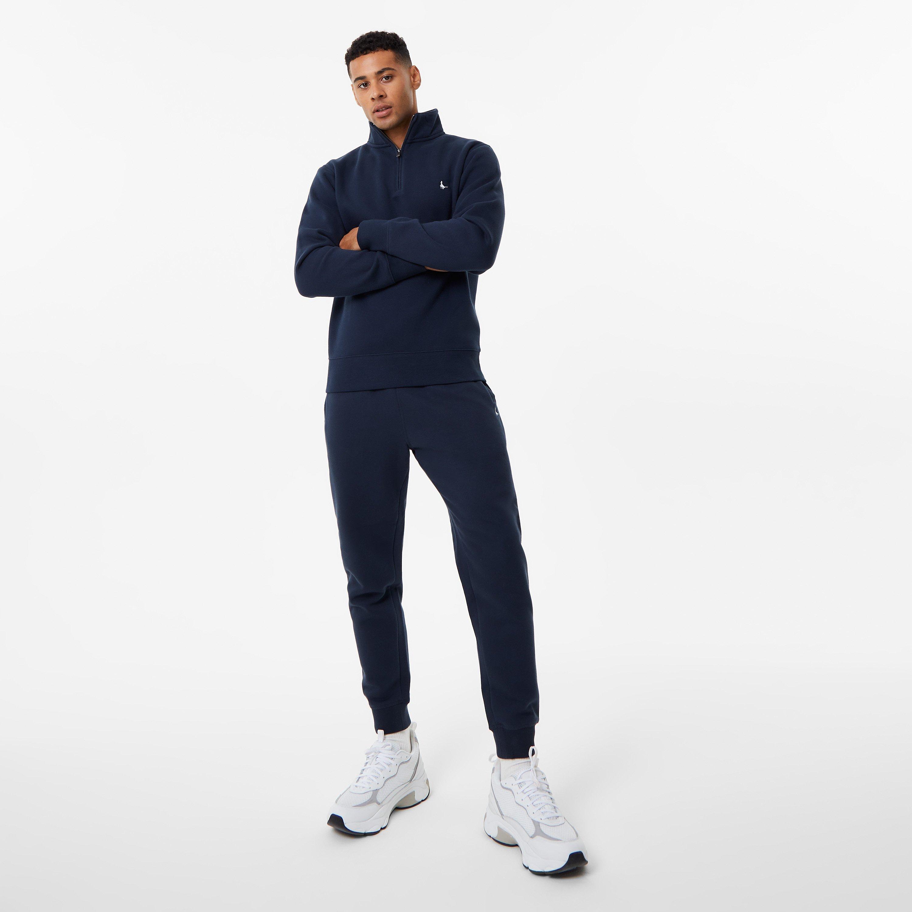 Navy - Jack Wills - Haydor Logo Joggers - 4