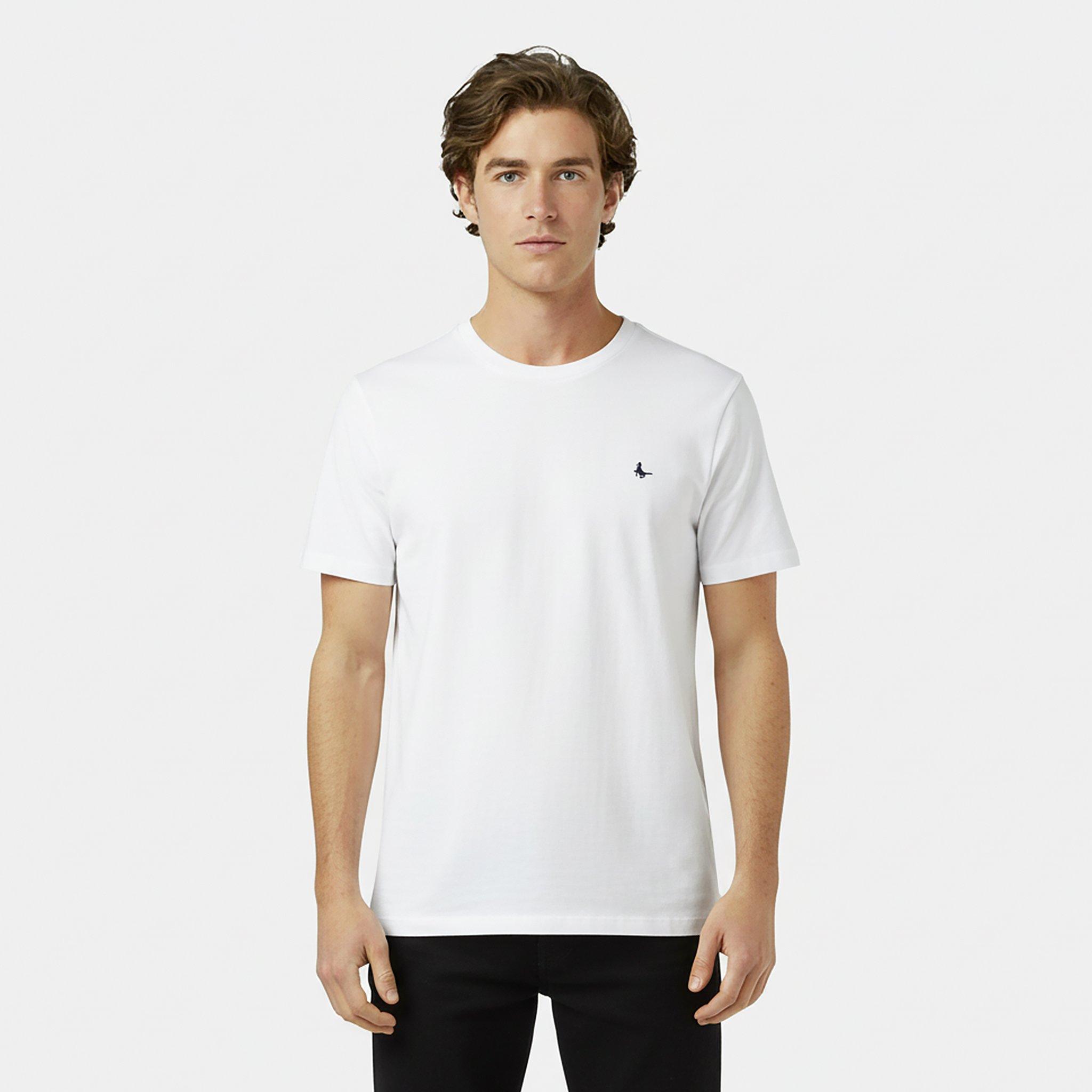 White - Jack Wills - JW Sandleford T-Shirt Mens - 3