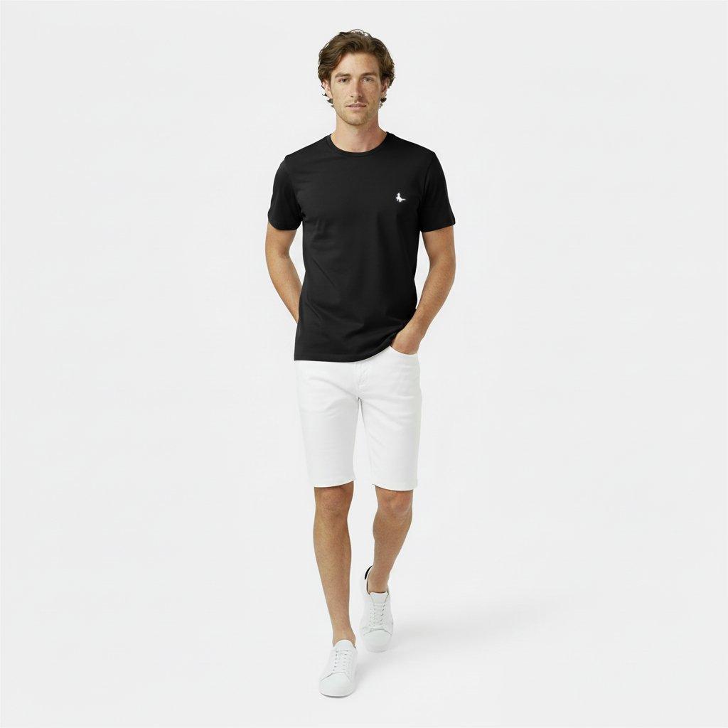 Black - Jack Wills - JW Sandleford T-Shirt Mens - 5