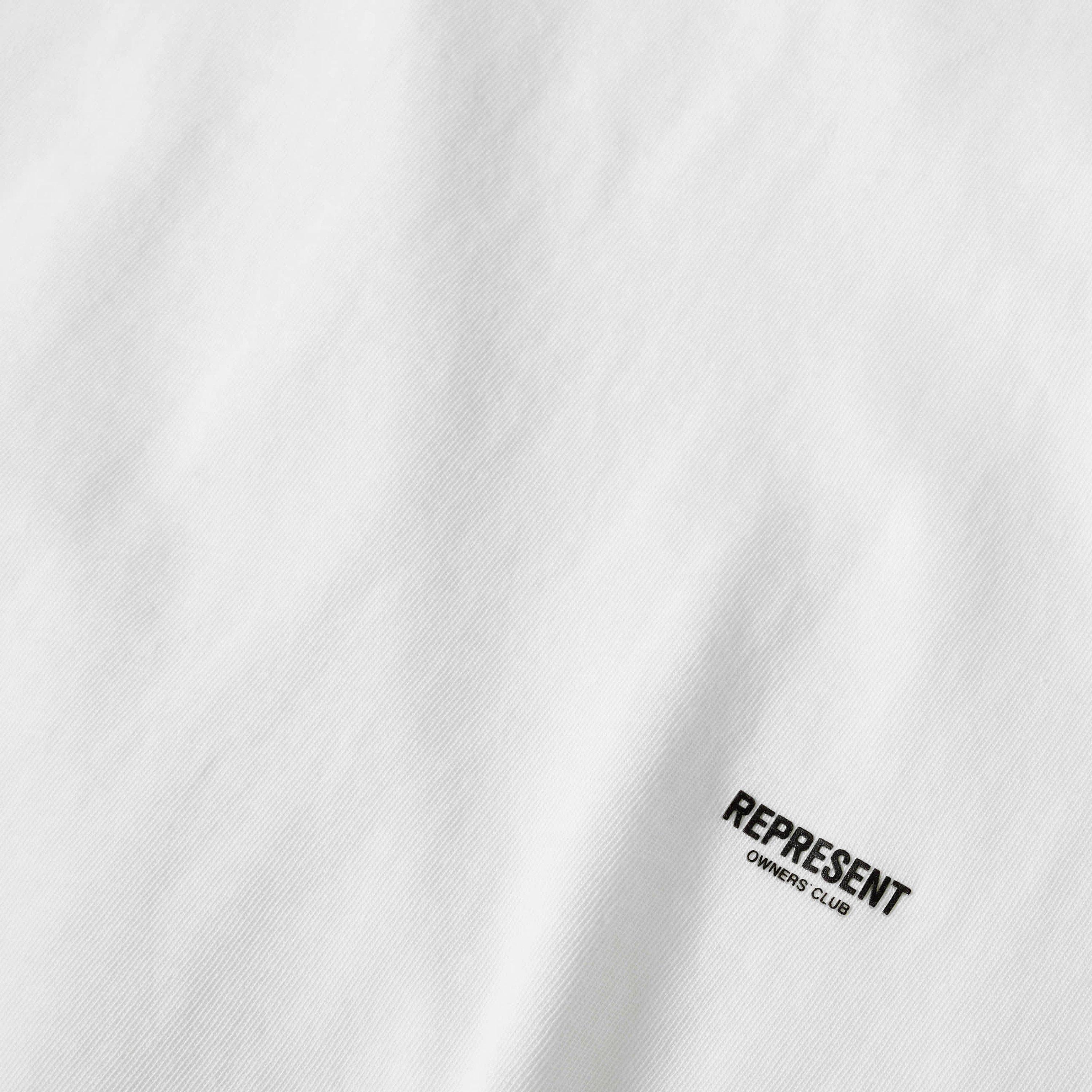 Flat White - Represent - Men's Oversized T-Shirt - 5