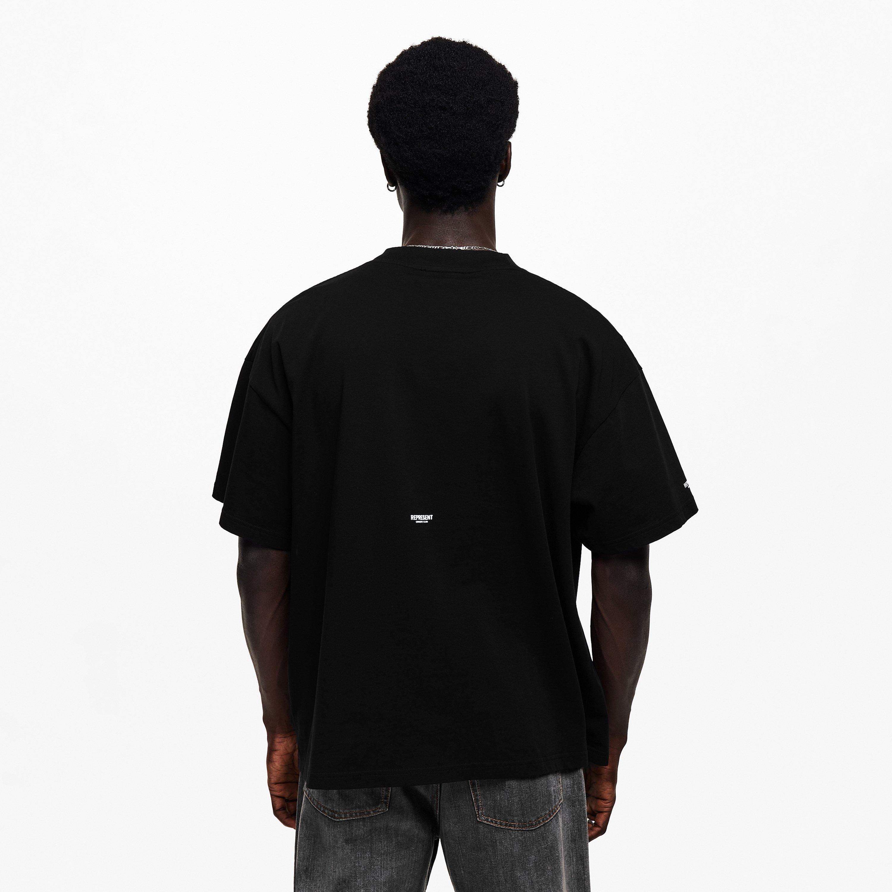 Jet Black - Represent - Men's Oversized T-Shirt - 4
