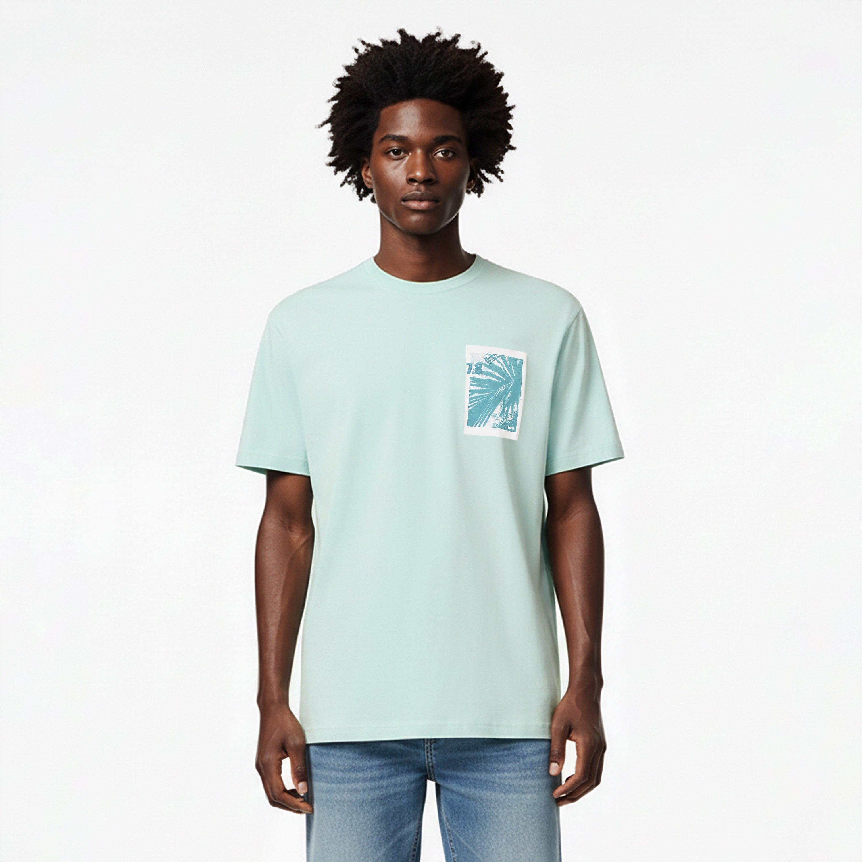 Turquoise 446 - Boss - Men's T-Shirt - 3