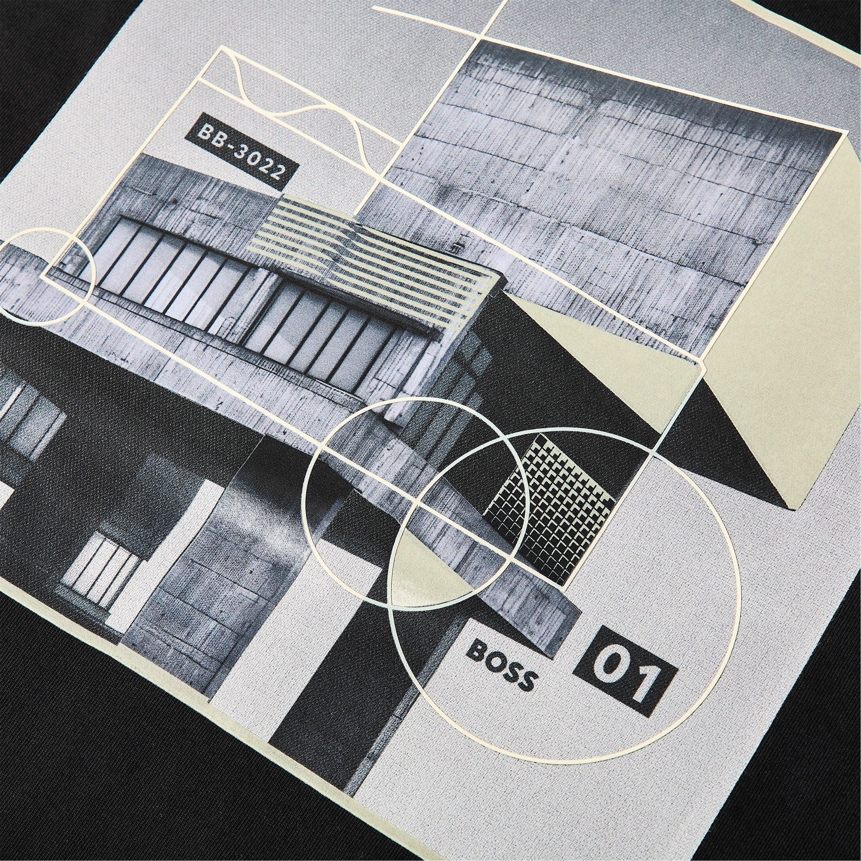 Black 001 - Boss - HBO Brutalism Tee Sn63 - 5