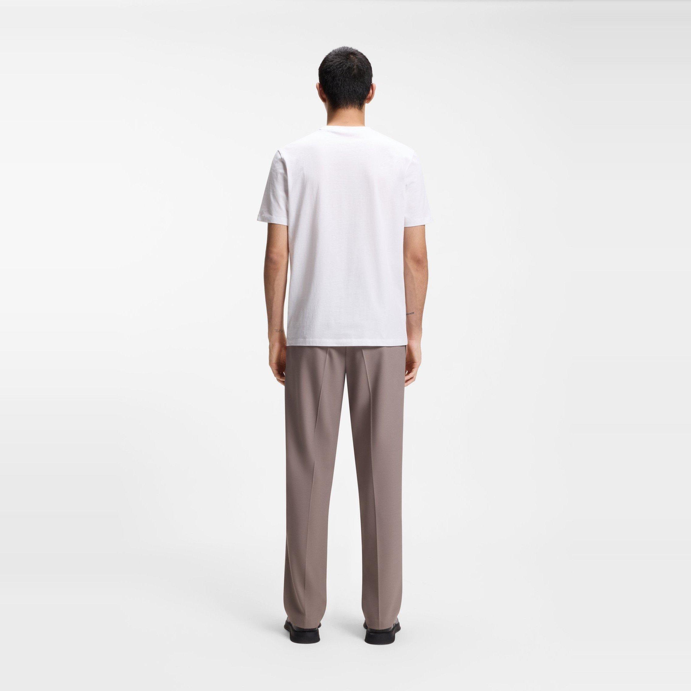 White102 - Hugo - HUGO Cotton-jersey T-shirt with spaced-out logo - 3