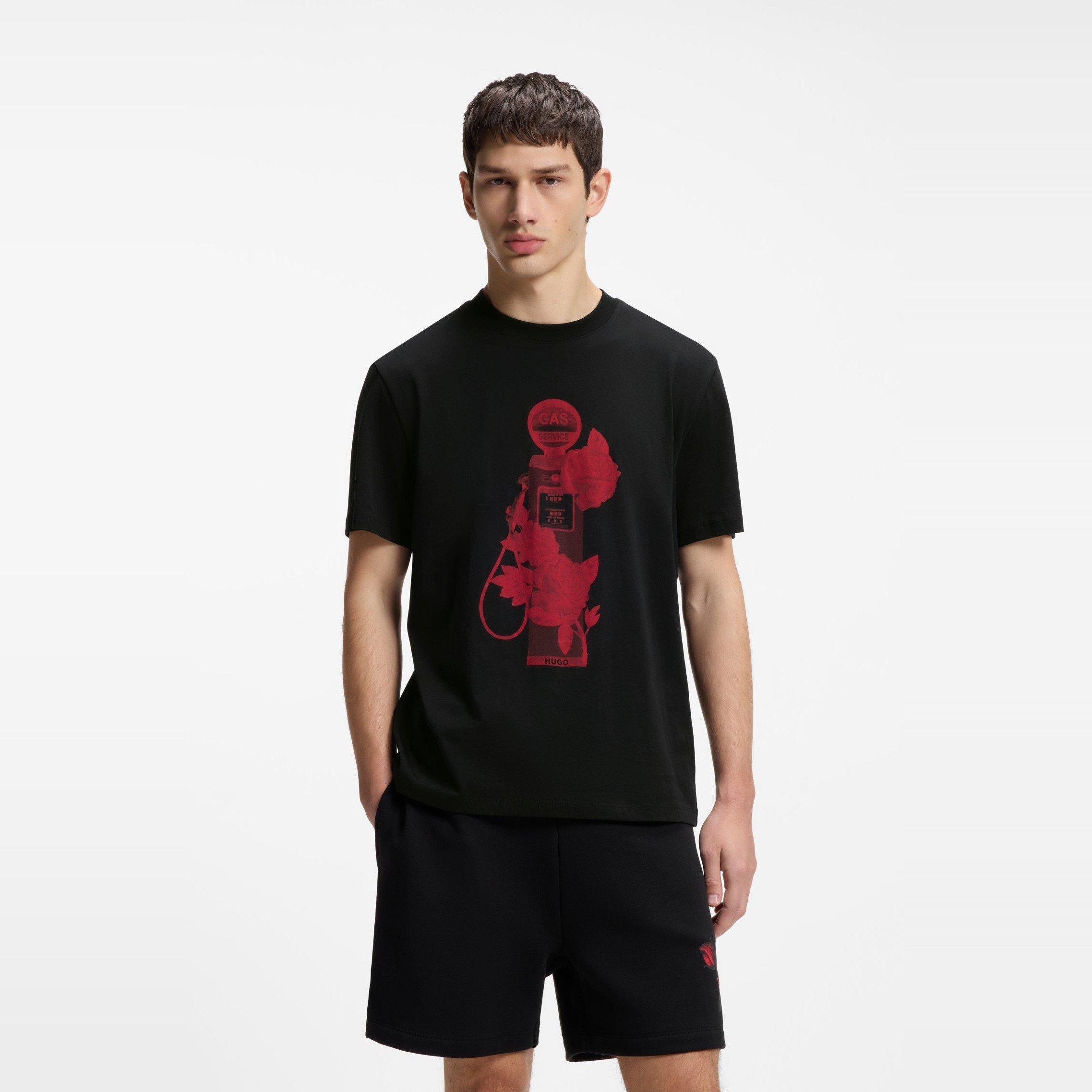 Black 001 - Hugo - Hugo Dikerd Tee  Sn63 - 2