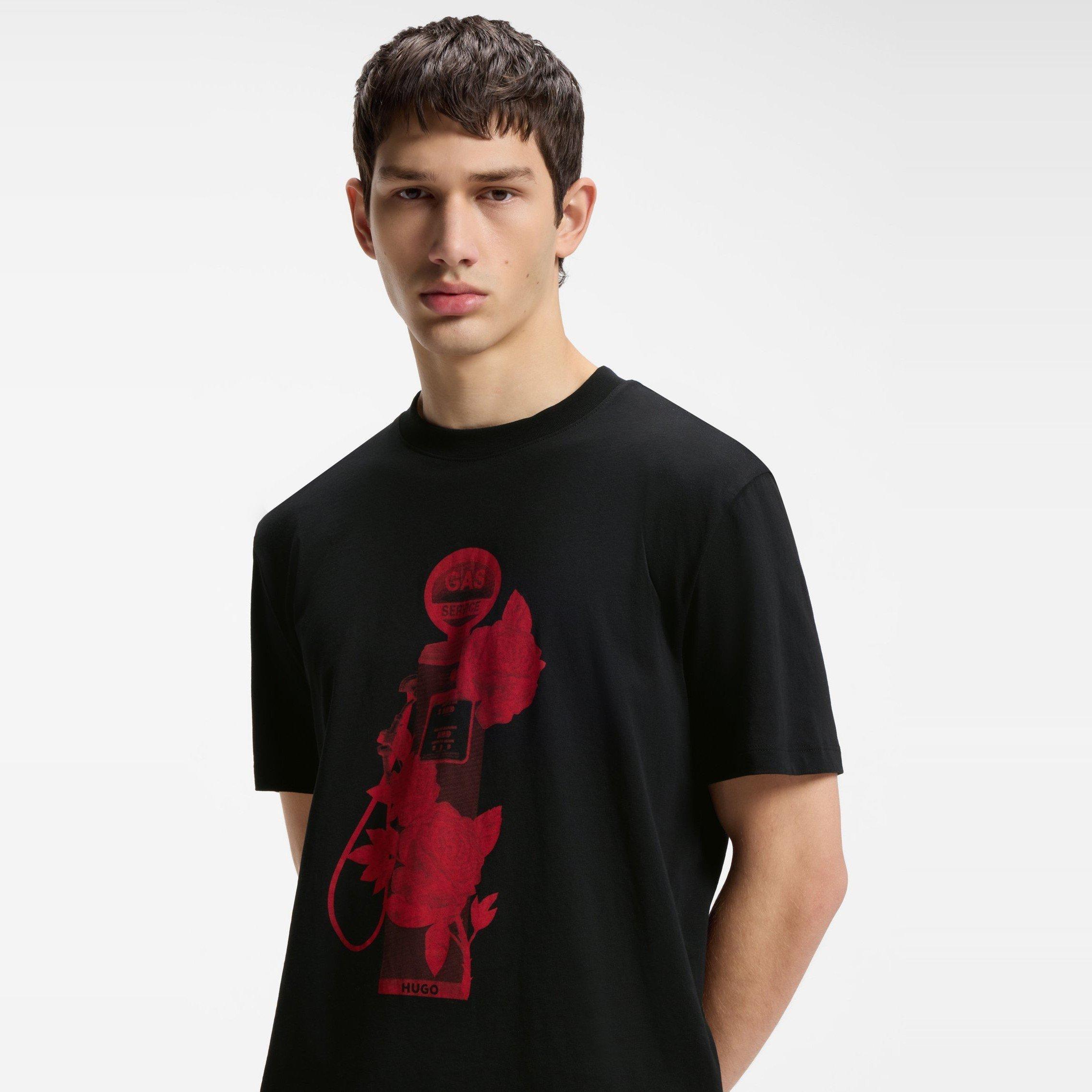 Black 001 - Hugo - Hugo Dikerd Tee  Sn63 - 4