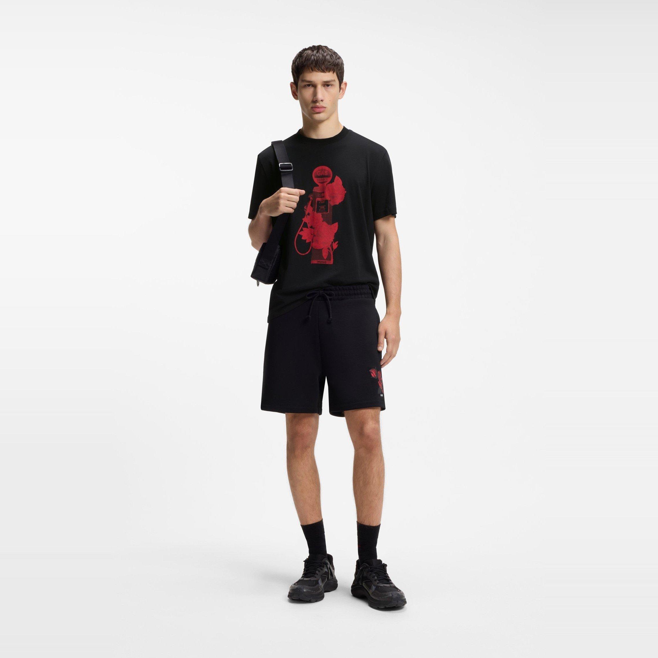 Black 001 - Hugo - Hugo Dikerd Tee  Sn63 - 5