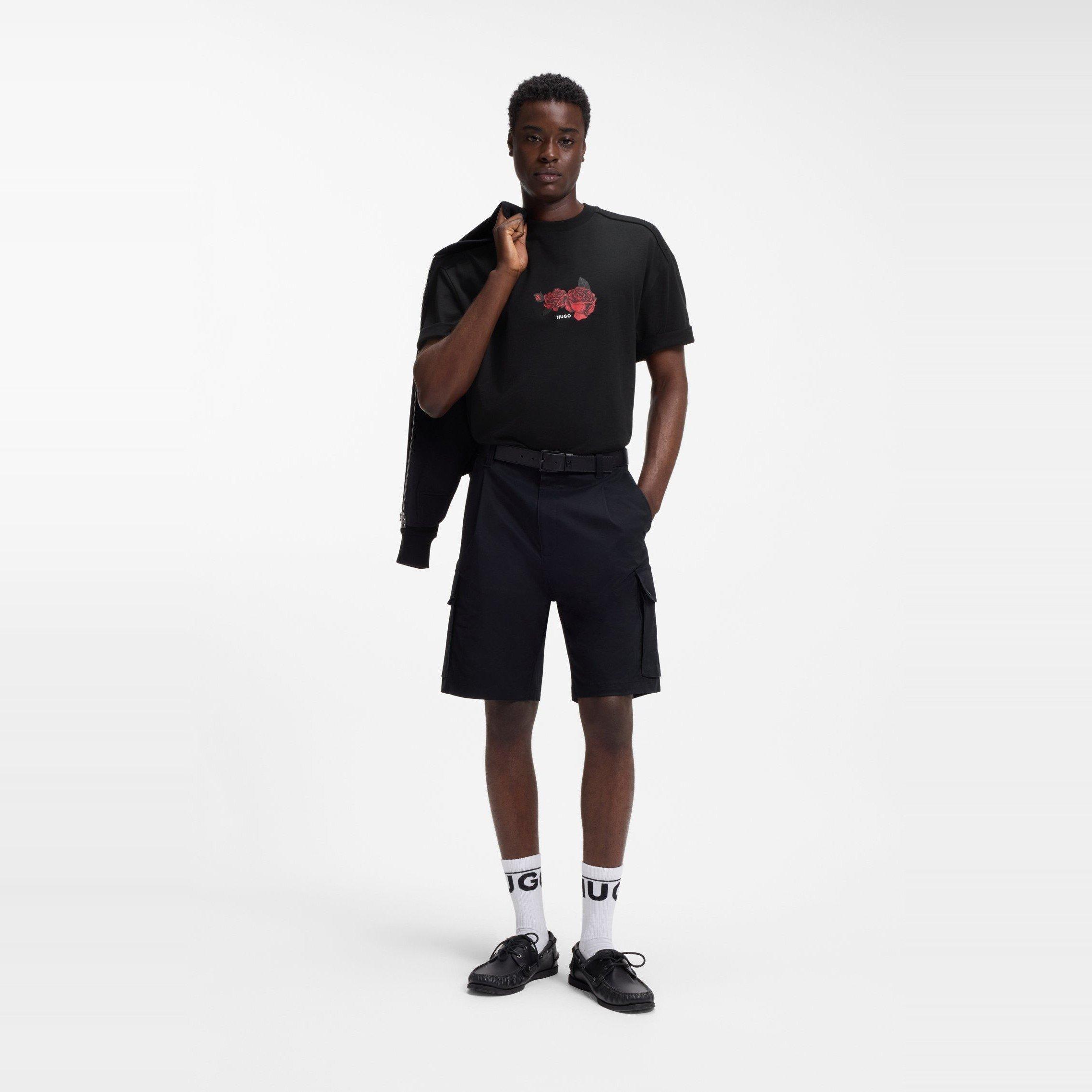 Black 001 - Hugo - Hugo Domans Tee  Sn63 - 5