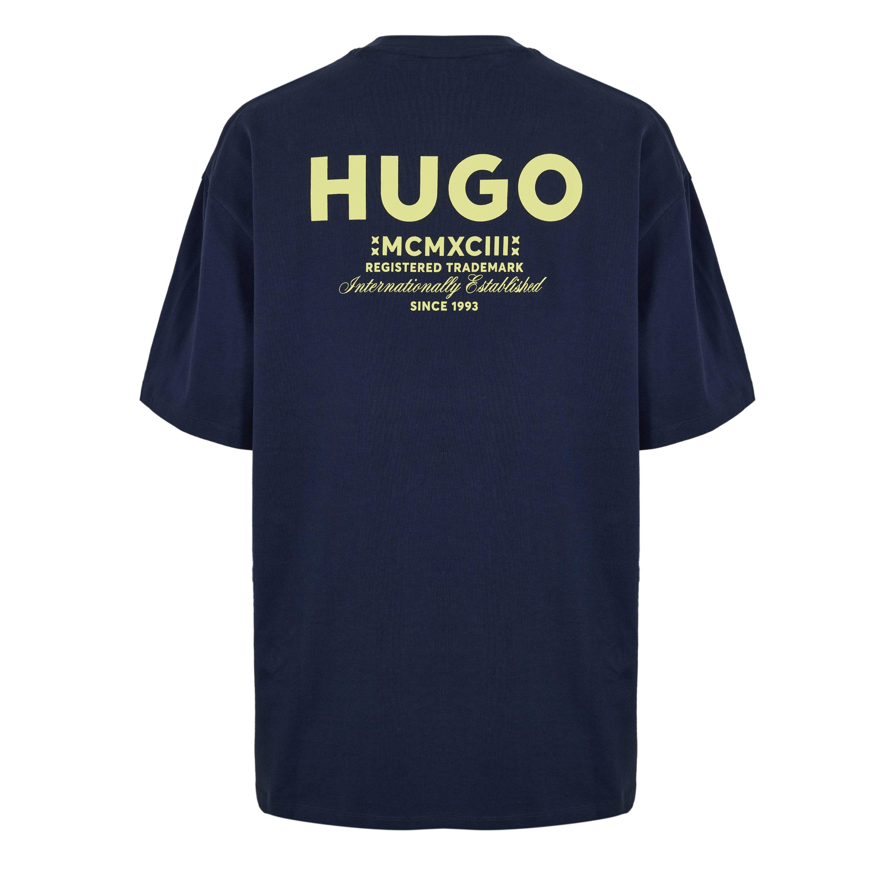 Navy 406 - Hugo - Hugo Nalono Tee Sn63 - 2