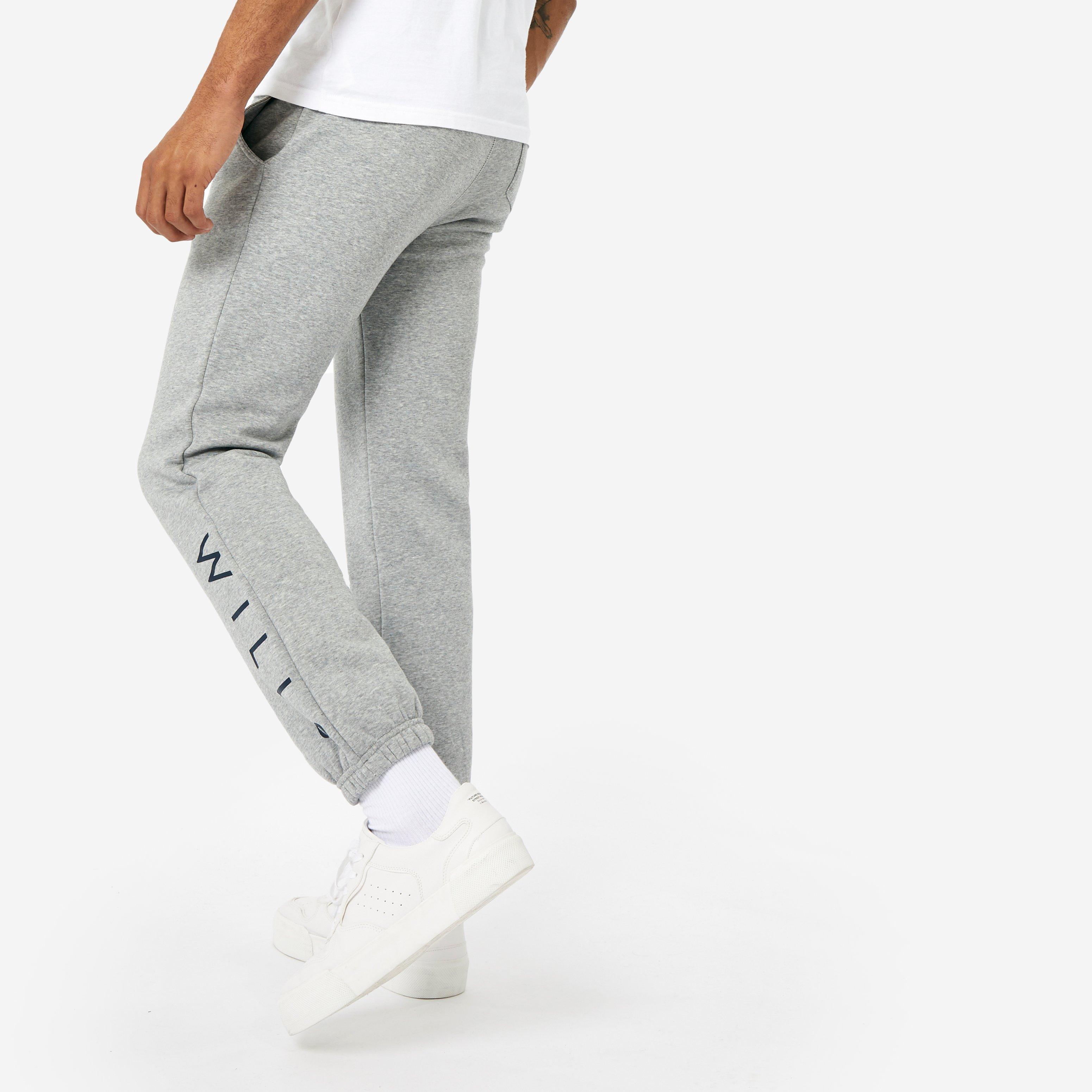 Grey Marl - Jack Wills - Gosworth Wills Logo Joggers - 2