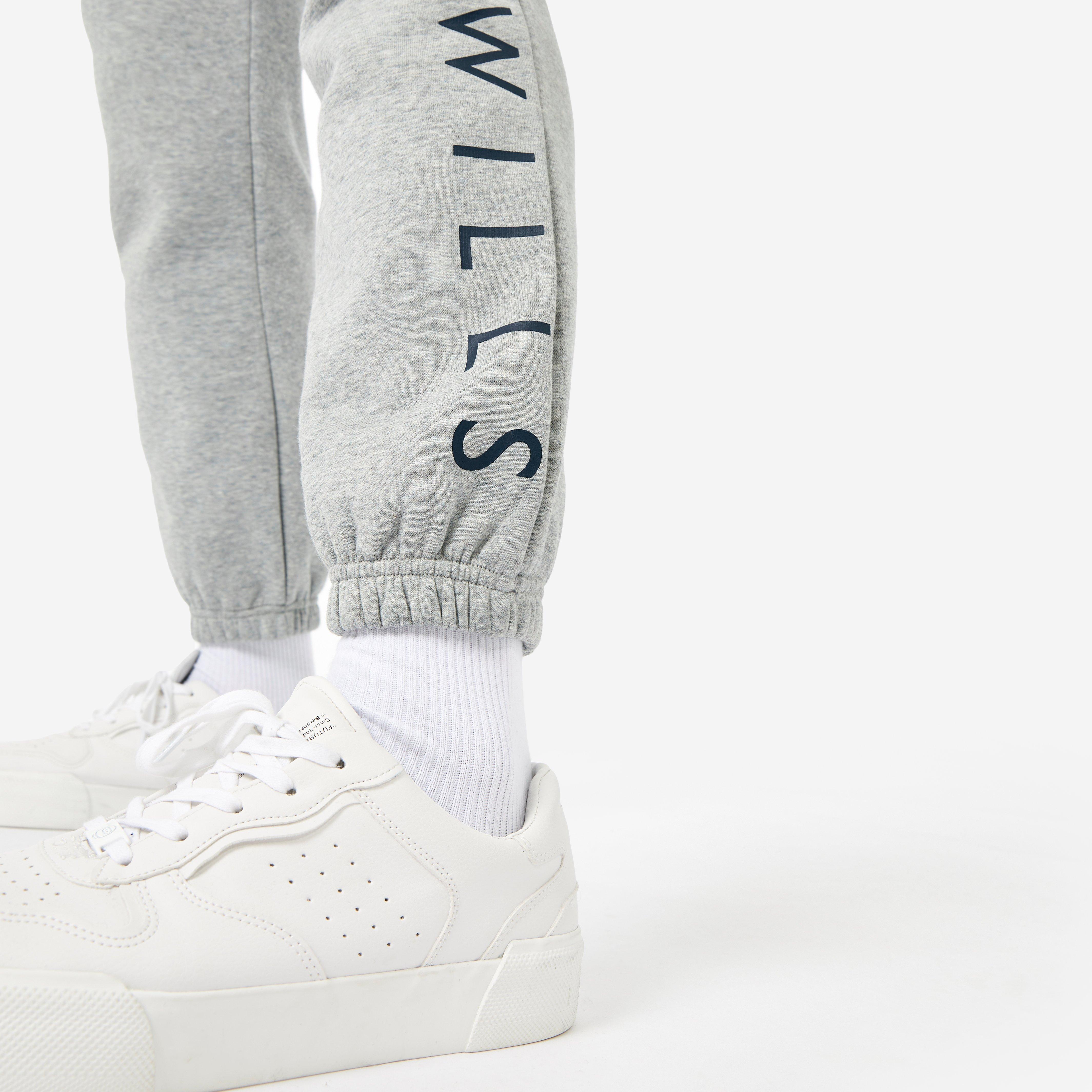 Grey Marl - Jack Wills - Gosworth Wills Logo Joggers - 4