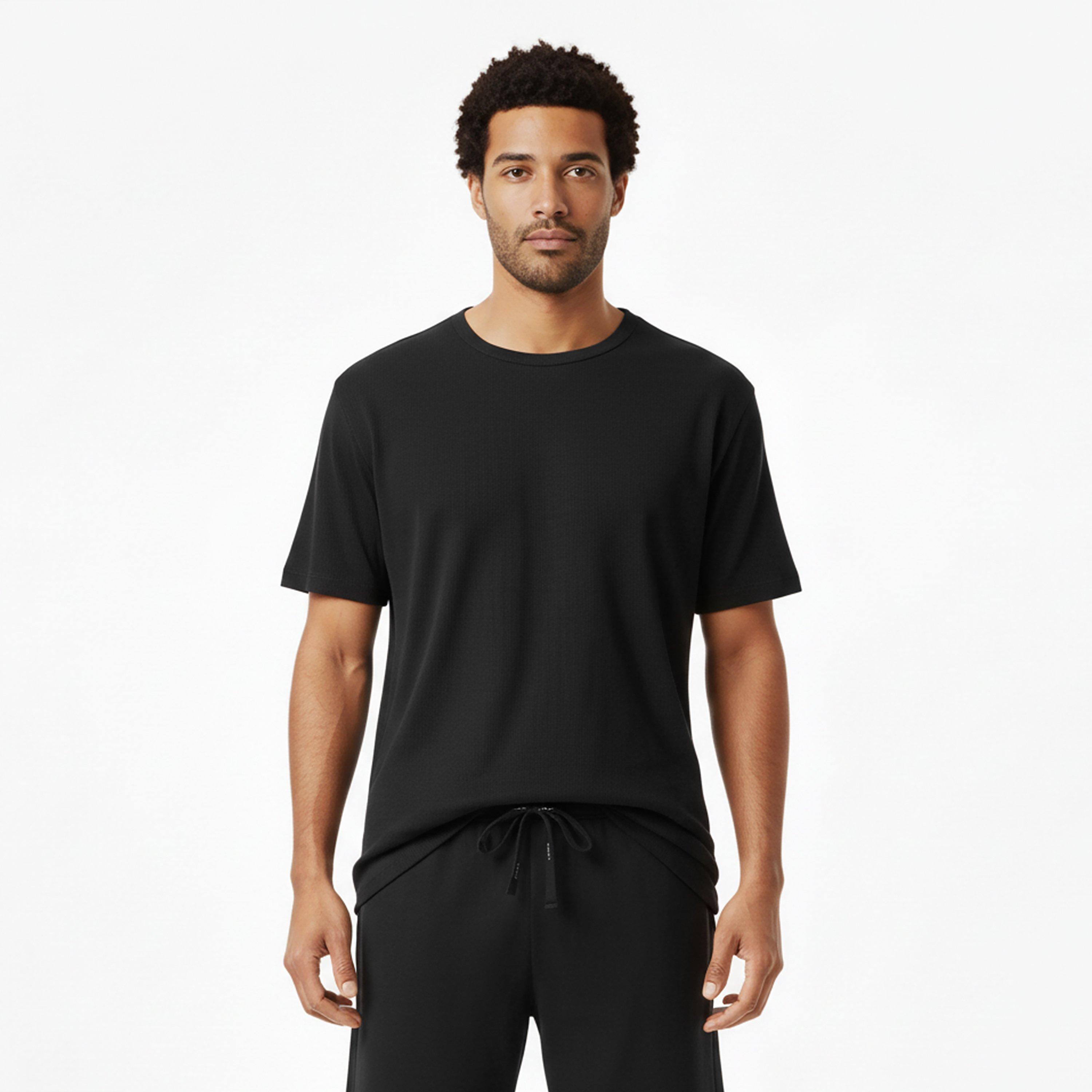 Wht/Blk 980 - Boss - BW RN Rib Tee 2Pk Sn63 - 3