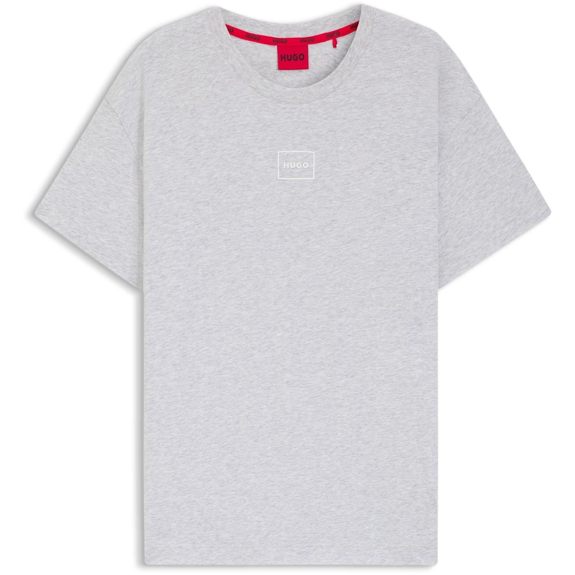 Hugo Men's Logo T-Shirt - Light Grey 052 - Medium