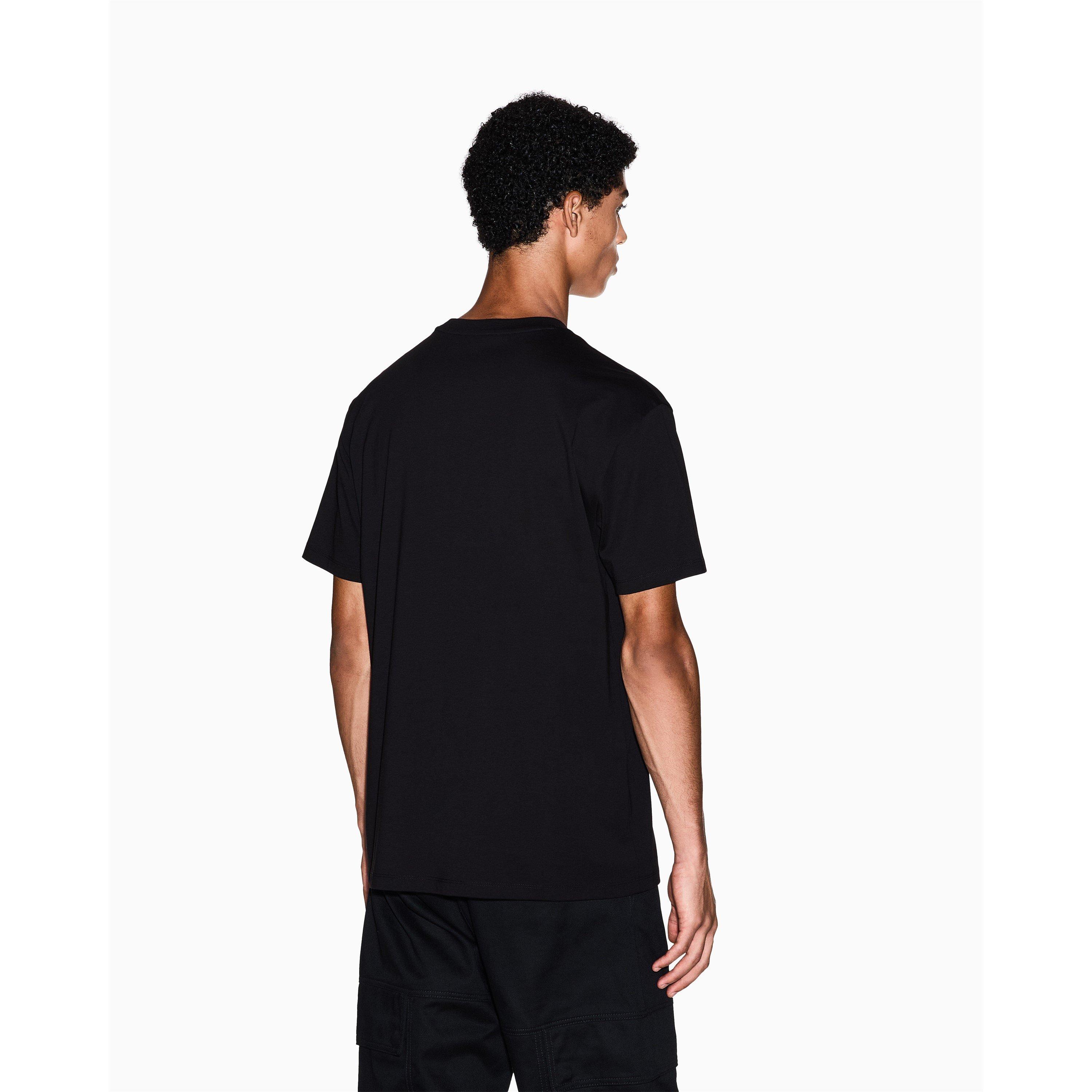 Black - Armani Exchange - Men's T-Shirt - 4