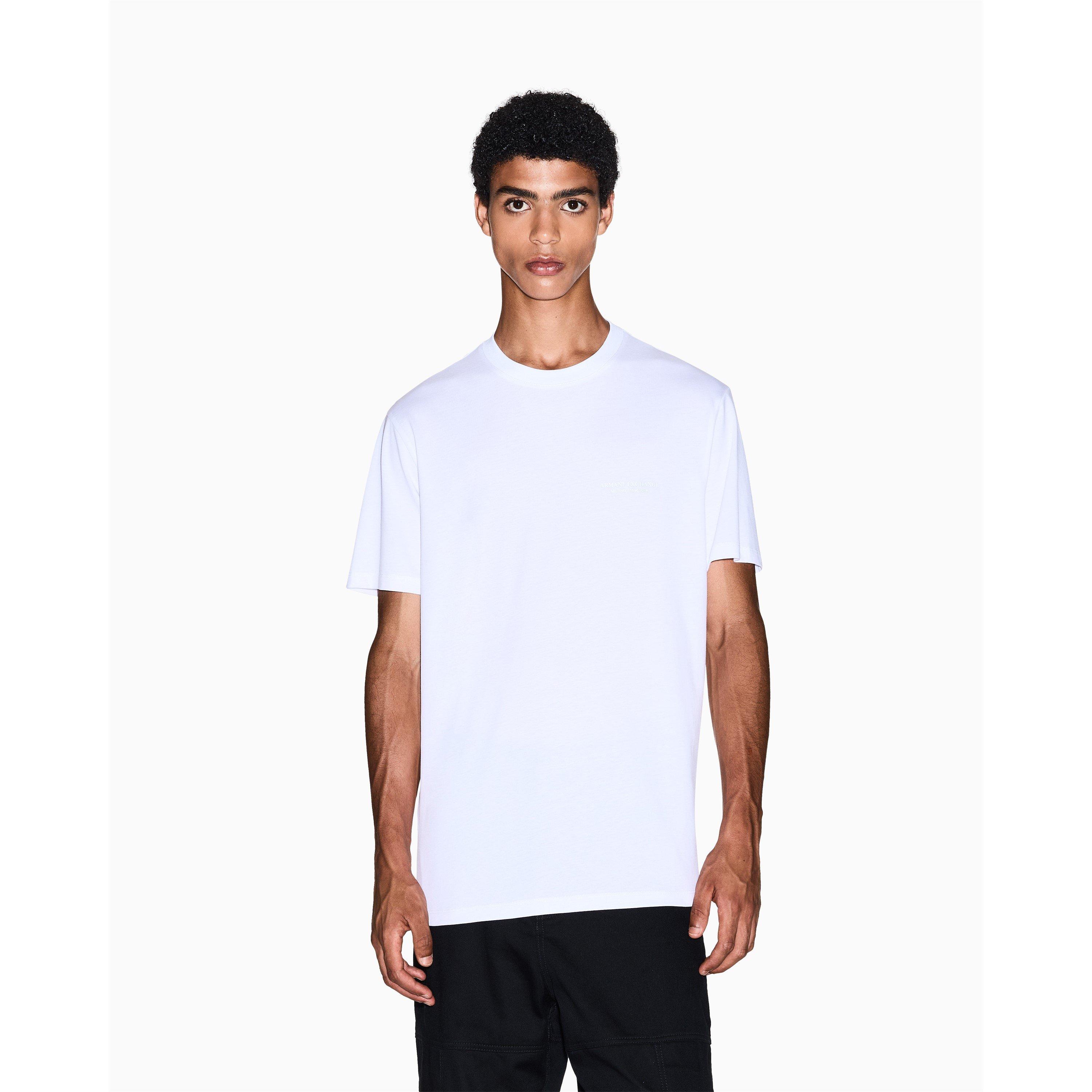 Armani Exchange Men's White T-Shirt - L