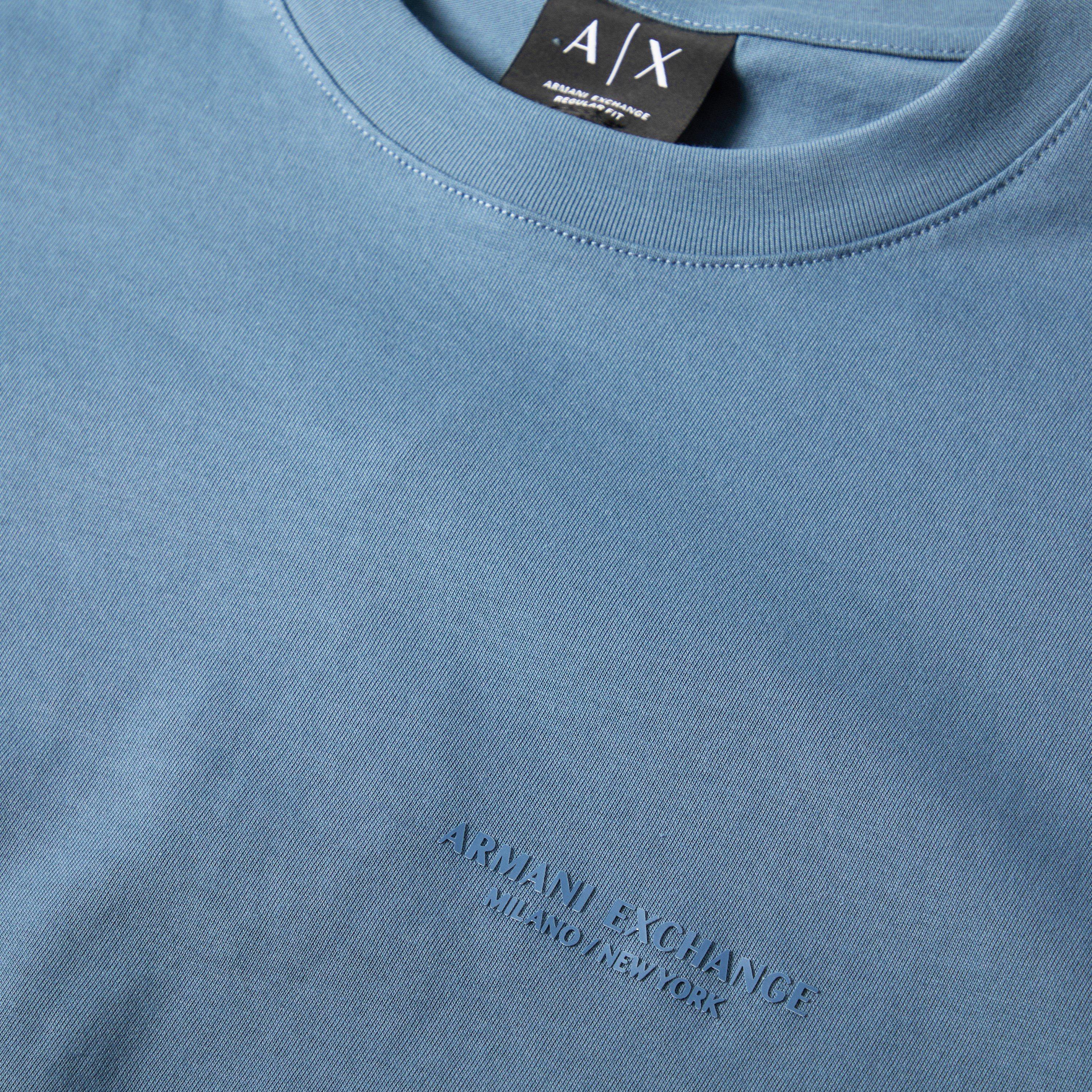 China Blue - Armani Exchange - Men's T-Shirt - 3