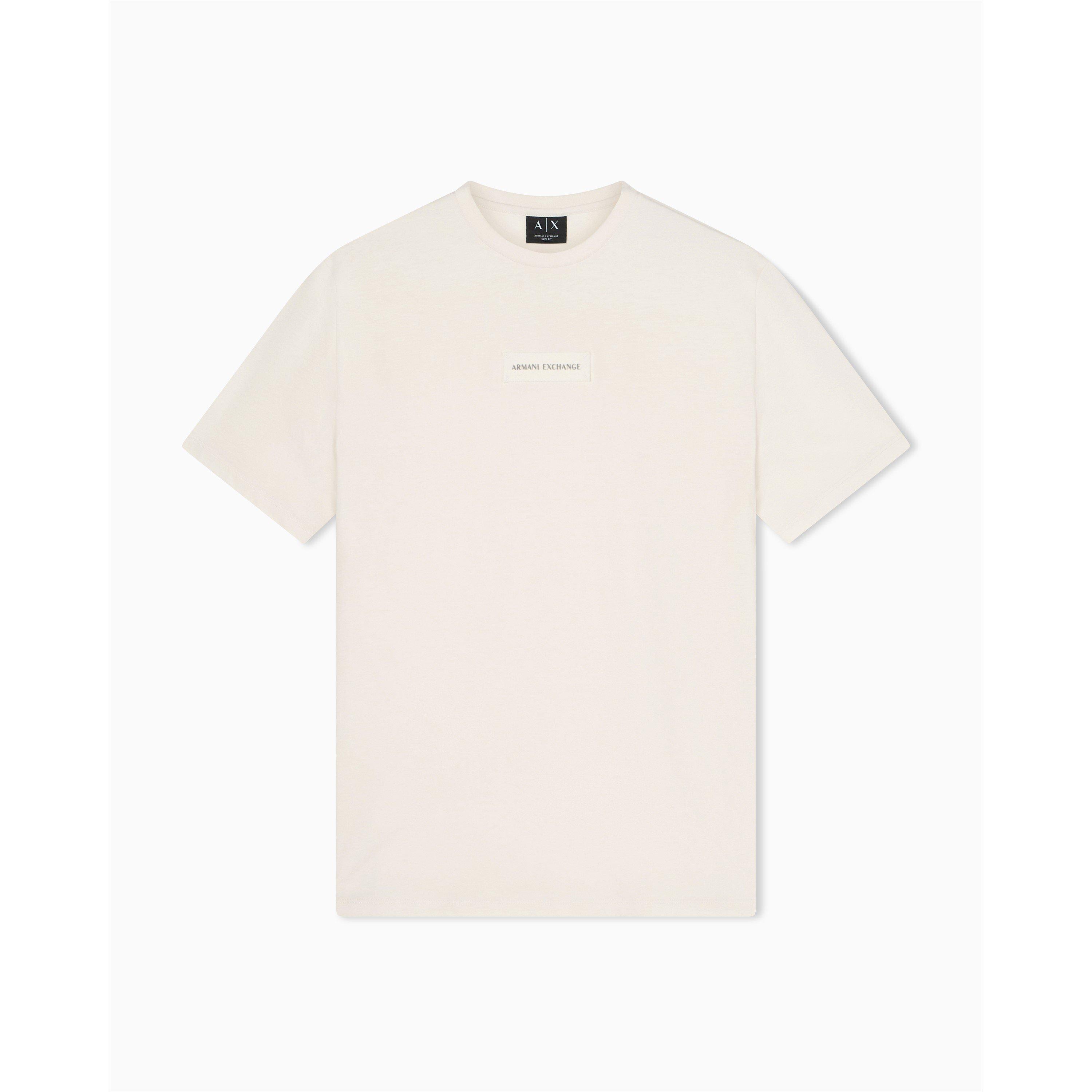 Cream - Armani Exchange - Men's T-Shirt - 1