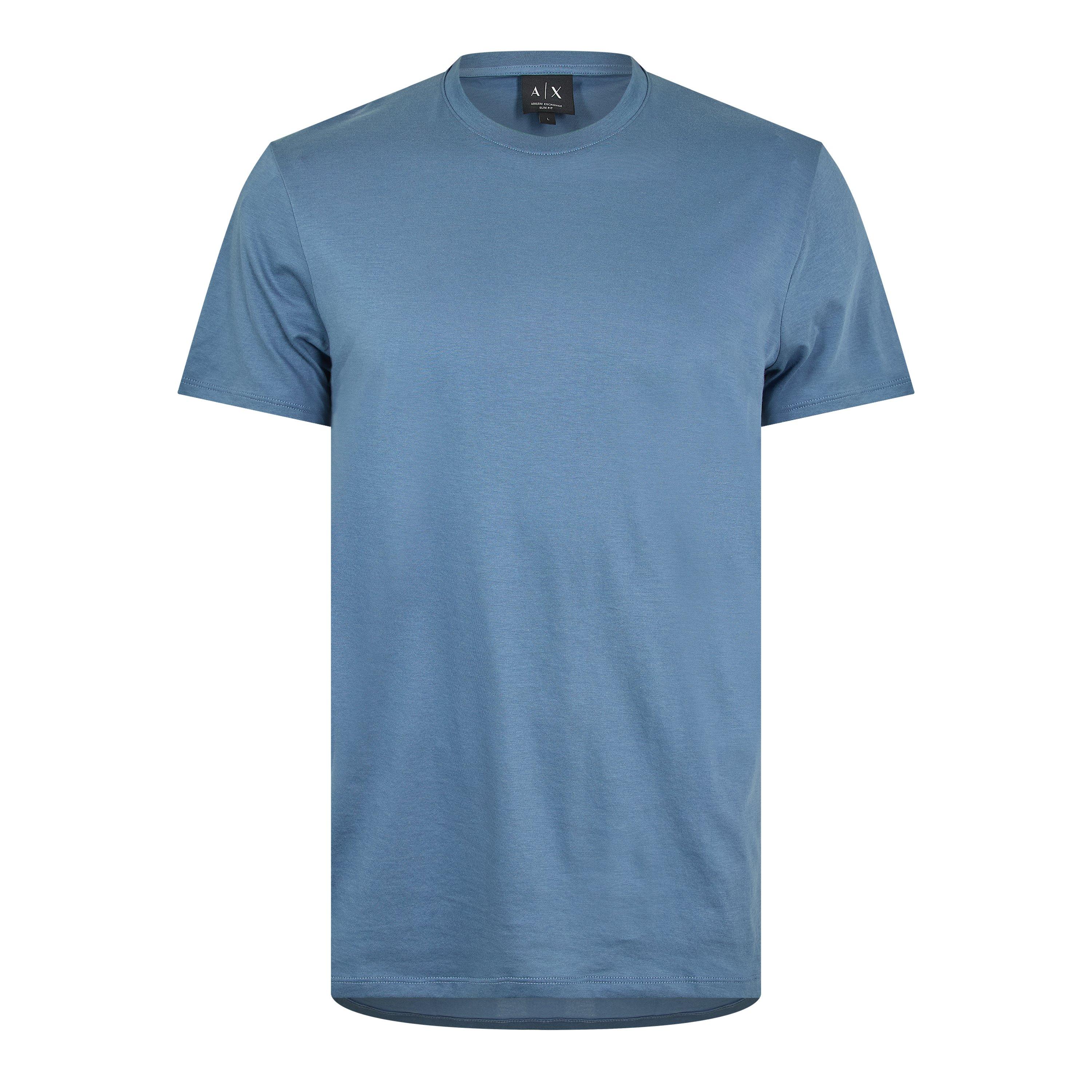 Armani Exchange Men's Blue T-Shirt in Size L, Sports Direct - Image 3